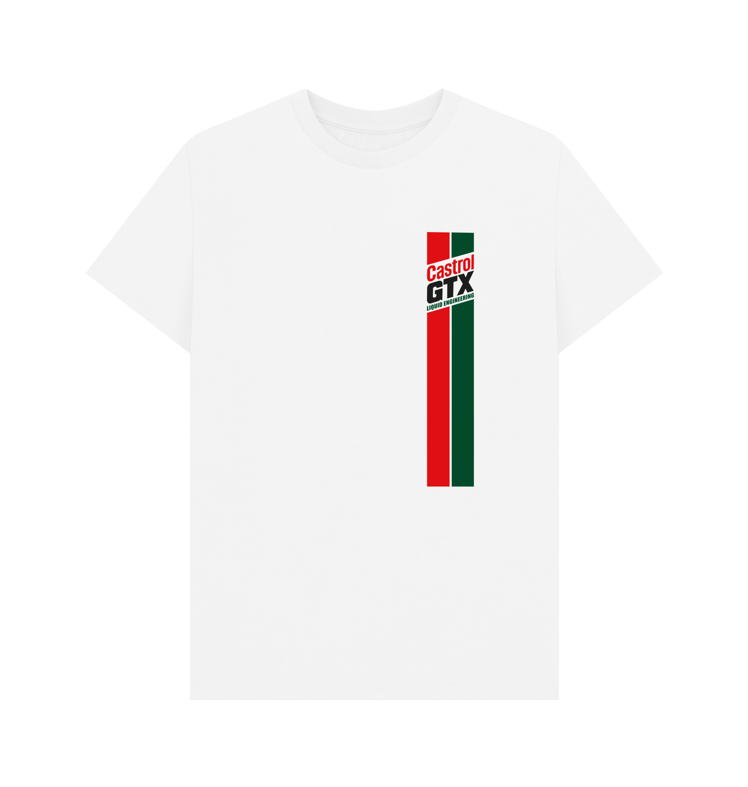 White Printed T-shirt Front