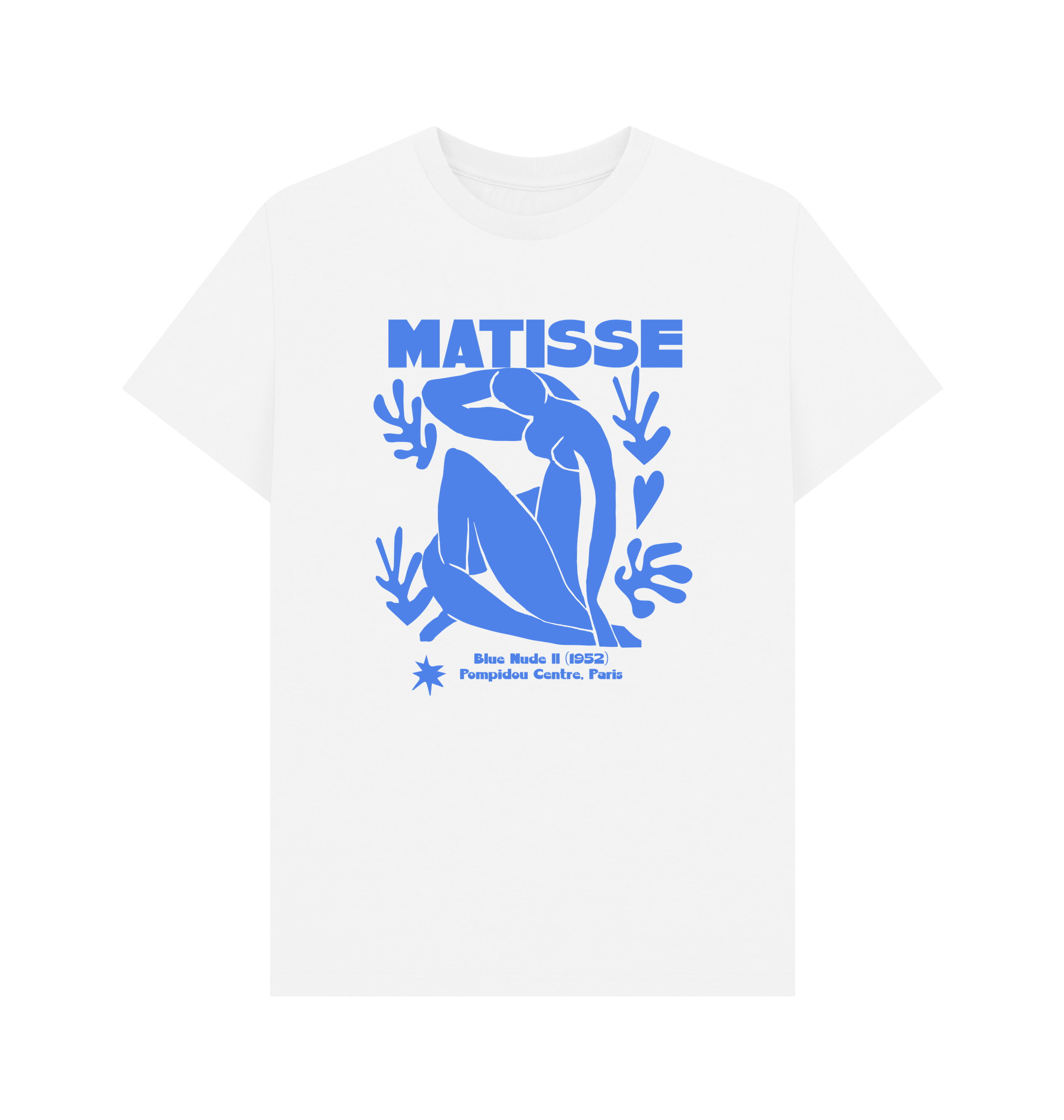 White Printed T-shirt Front