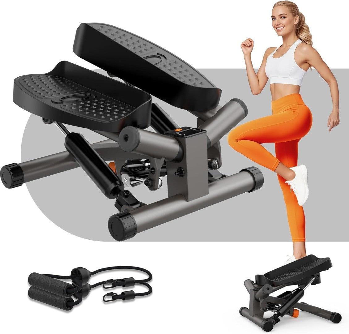 Twist Stepper With Workout Resistance Bands