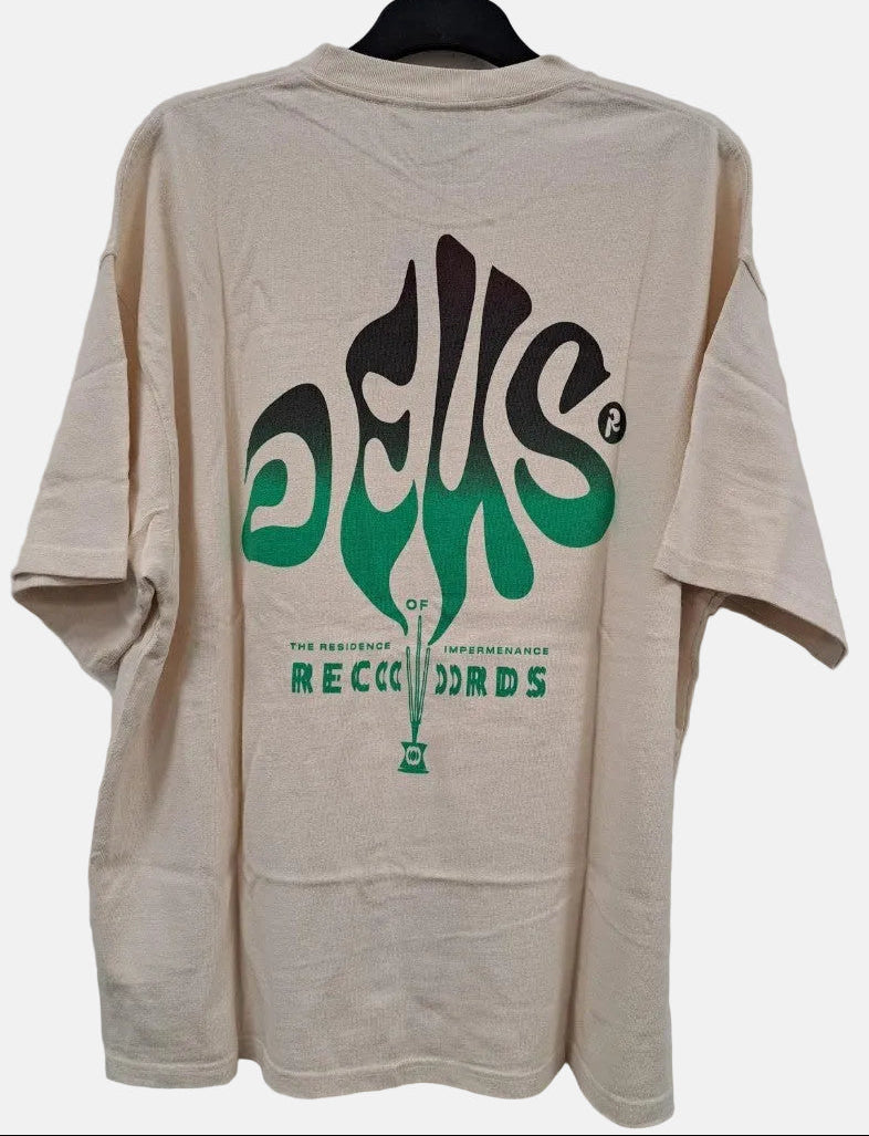 DEUS Nag Champa Graphic T-Shirt XL White Sand