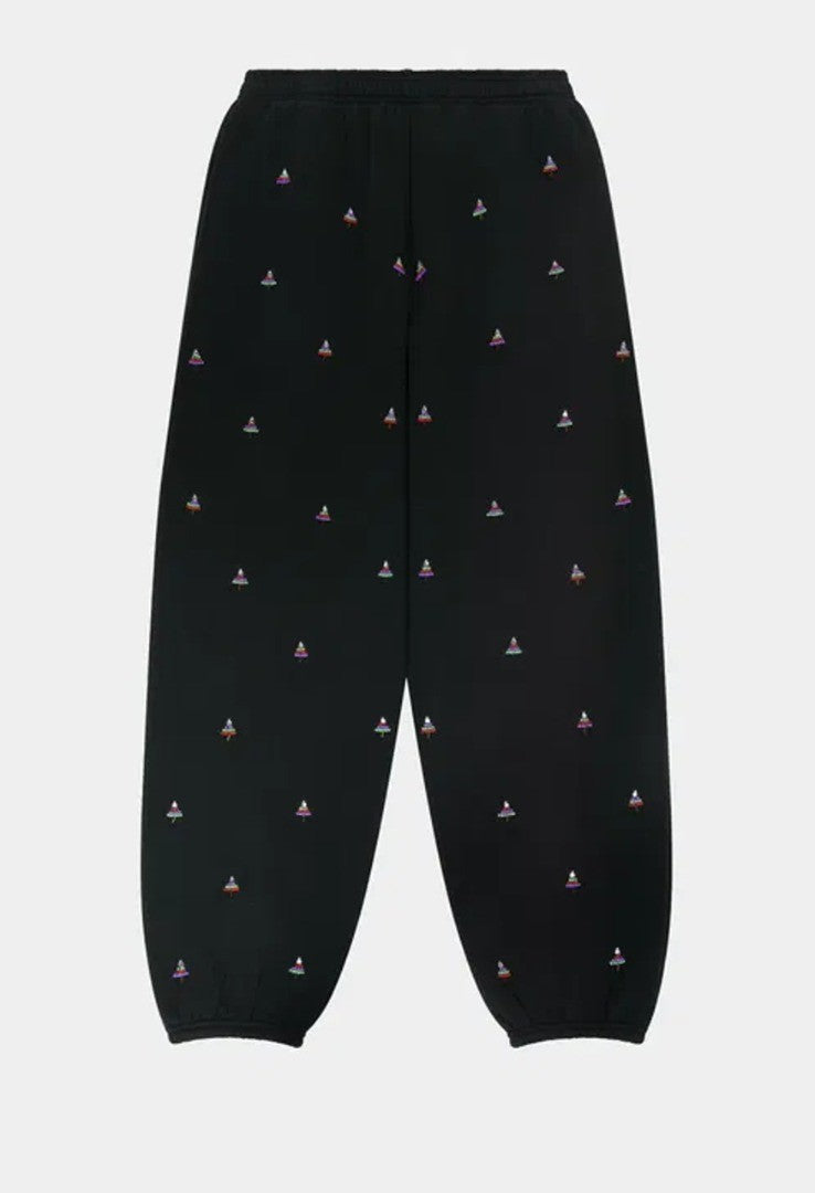 FRENCH CONNECTION Rina Embellished Joggers M Dark Green