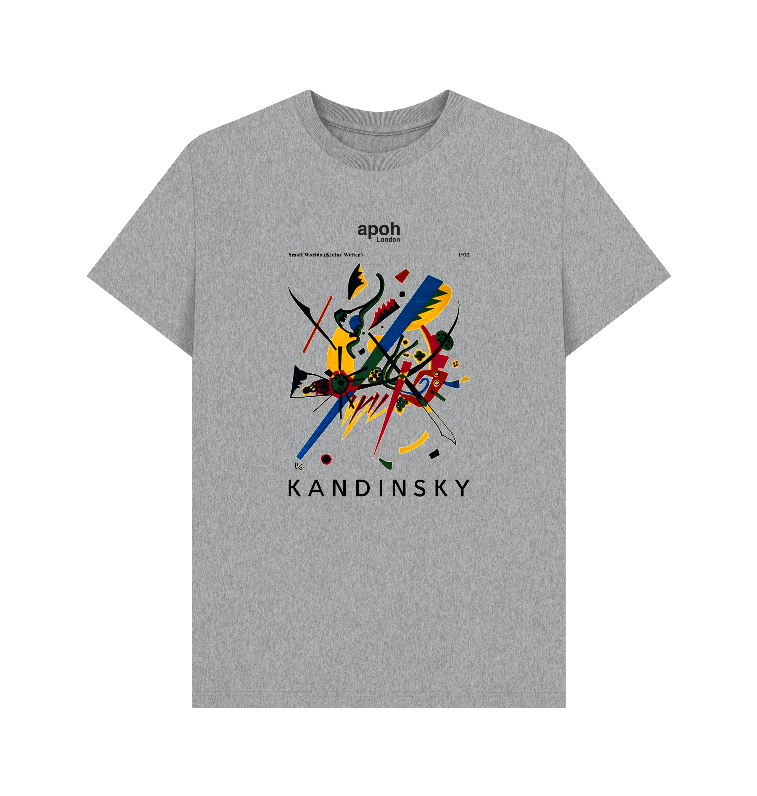 Athletic Grey Printed T-shirt Front