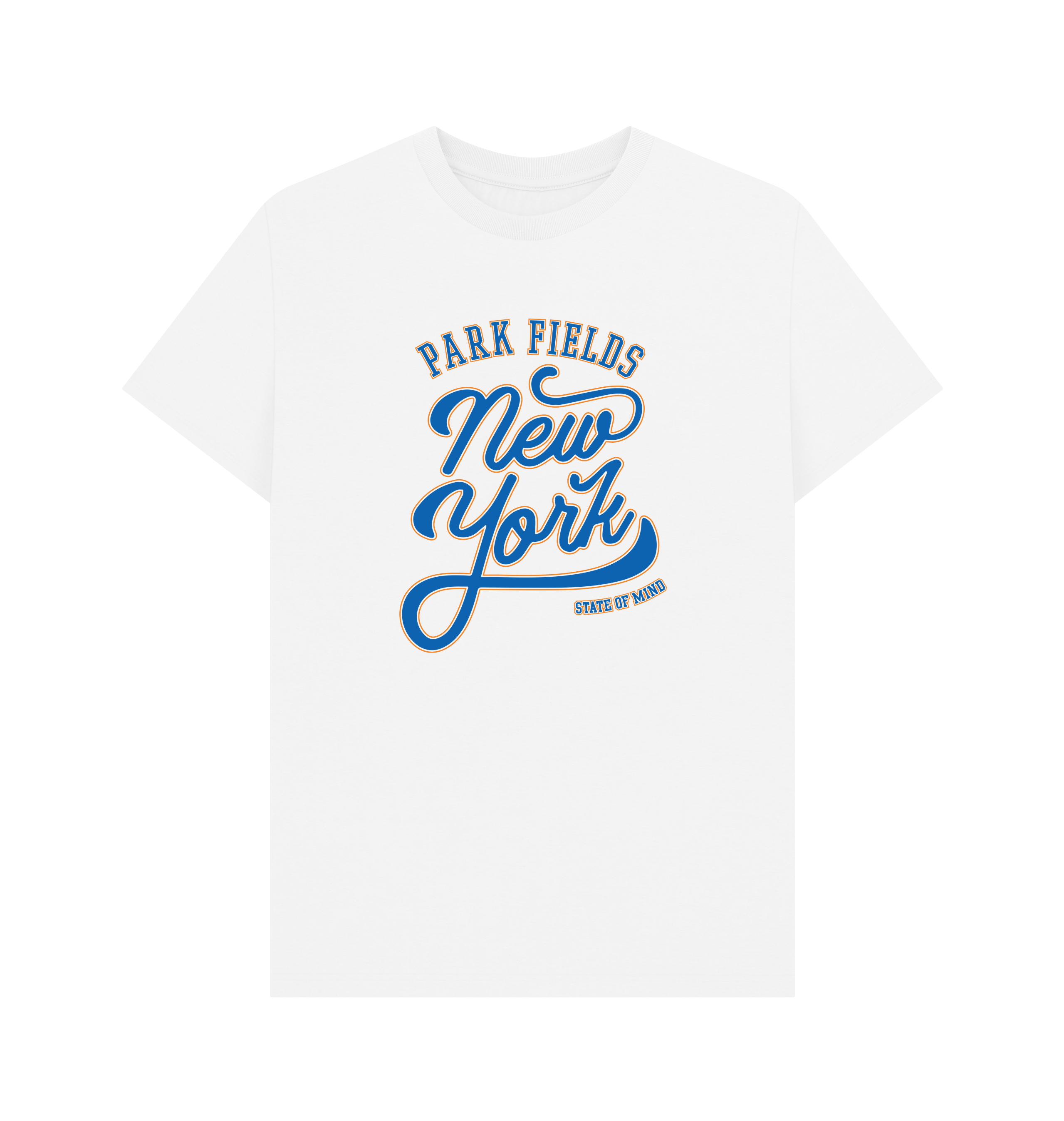 White Printed T-shirt Front