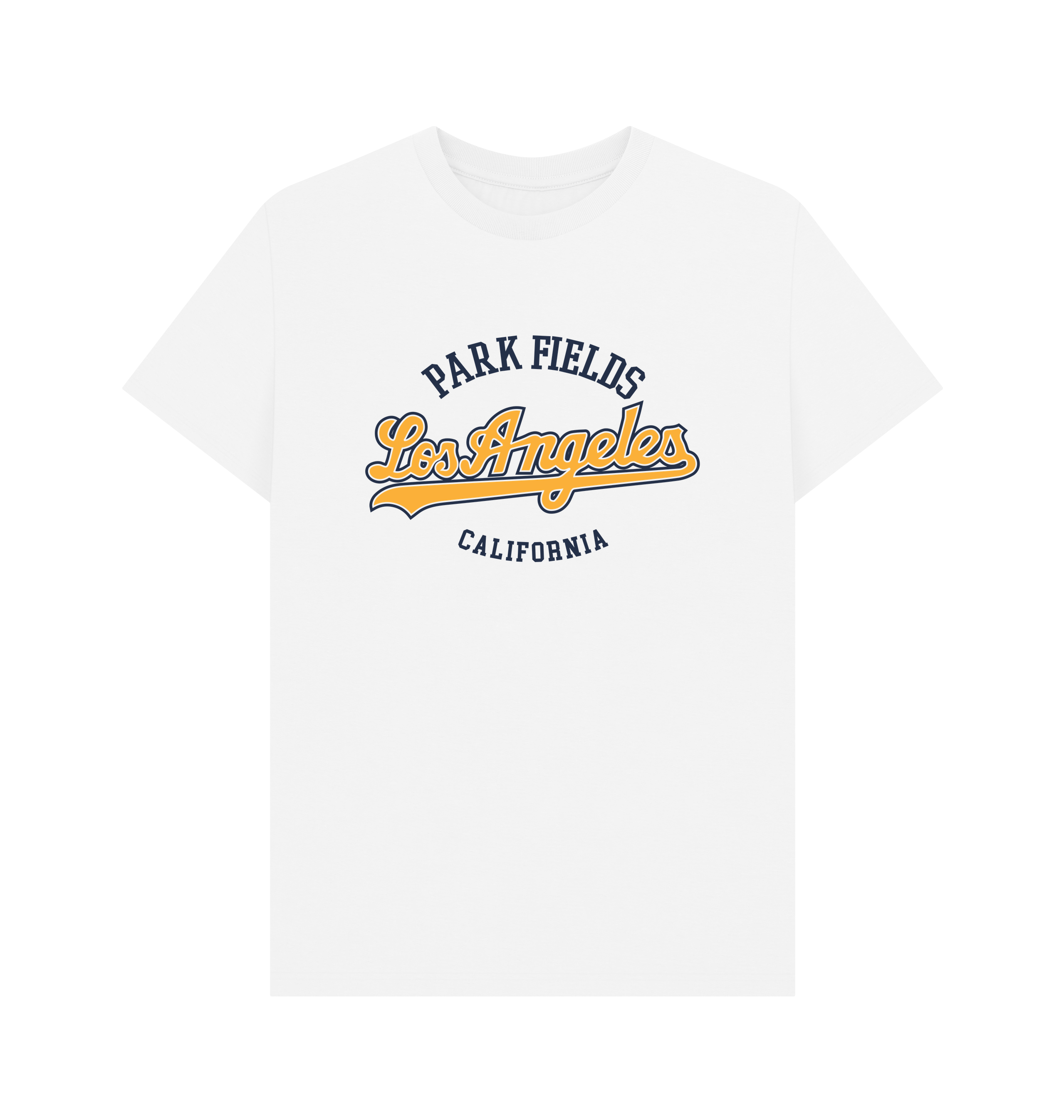 White Printed T-shirt Front