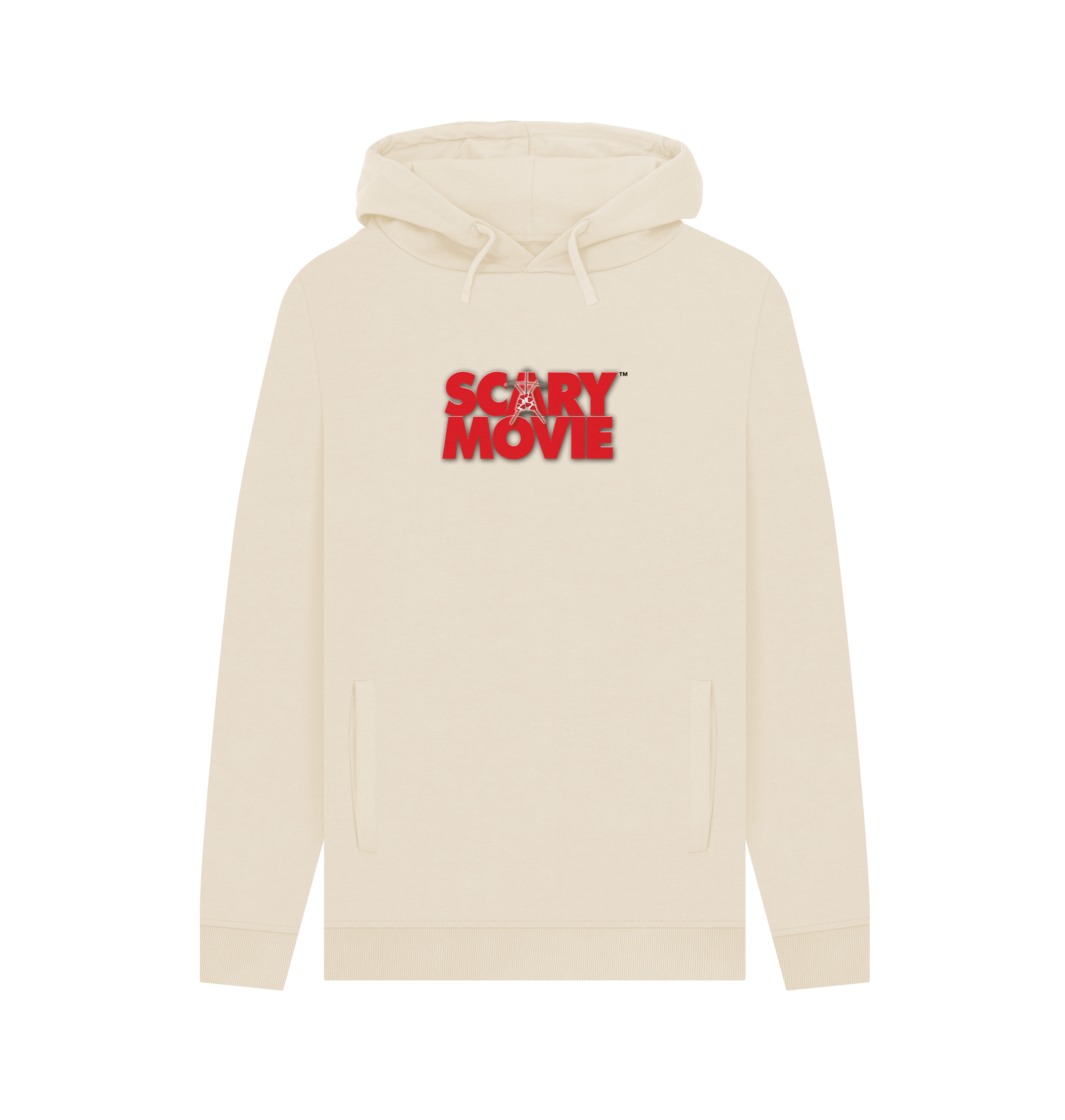 Oat Printed Hoody Front