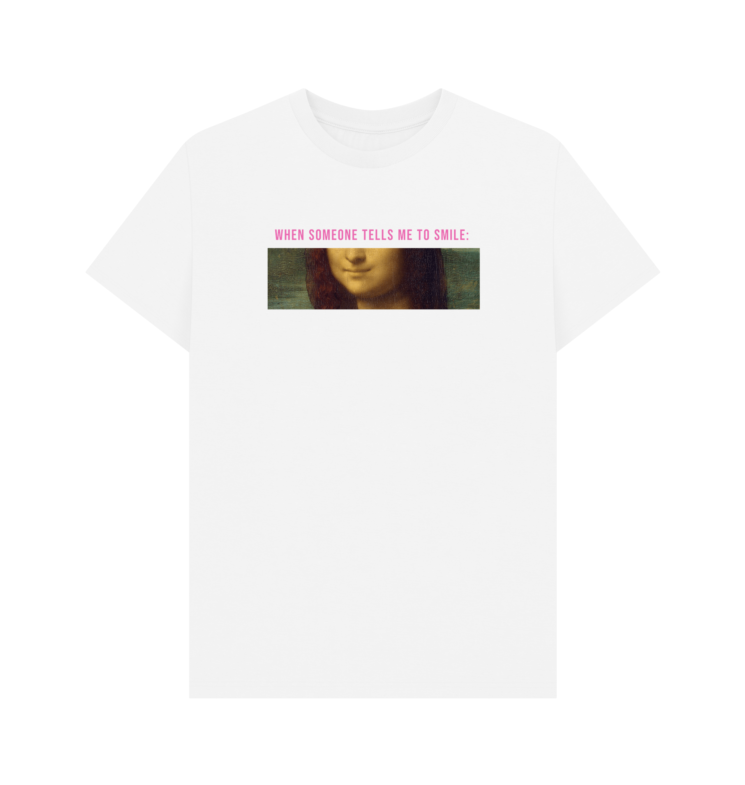 White Printed T-shirt Front