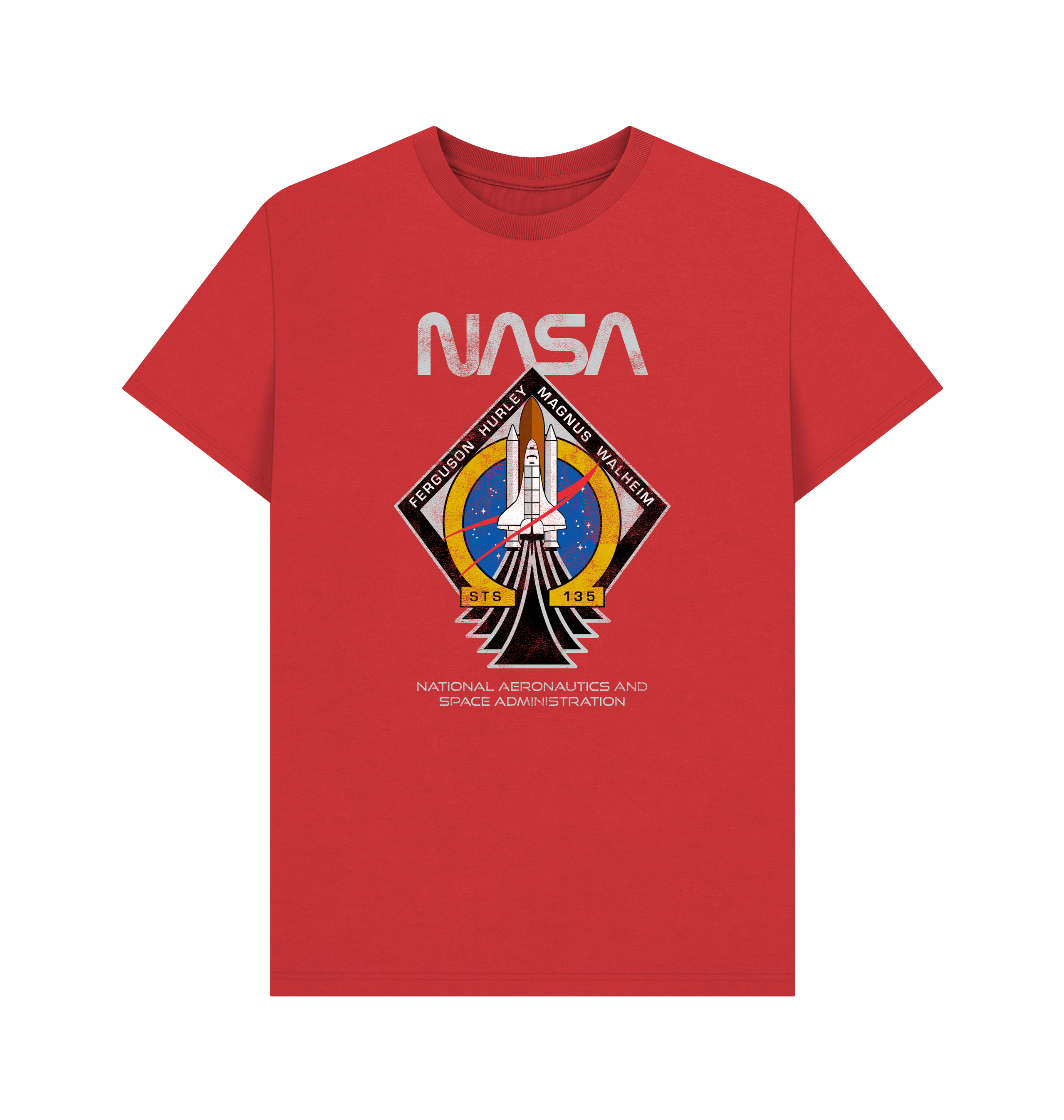 Red Printed T-shirt Front