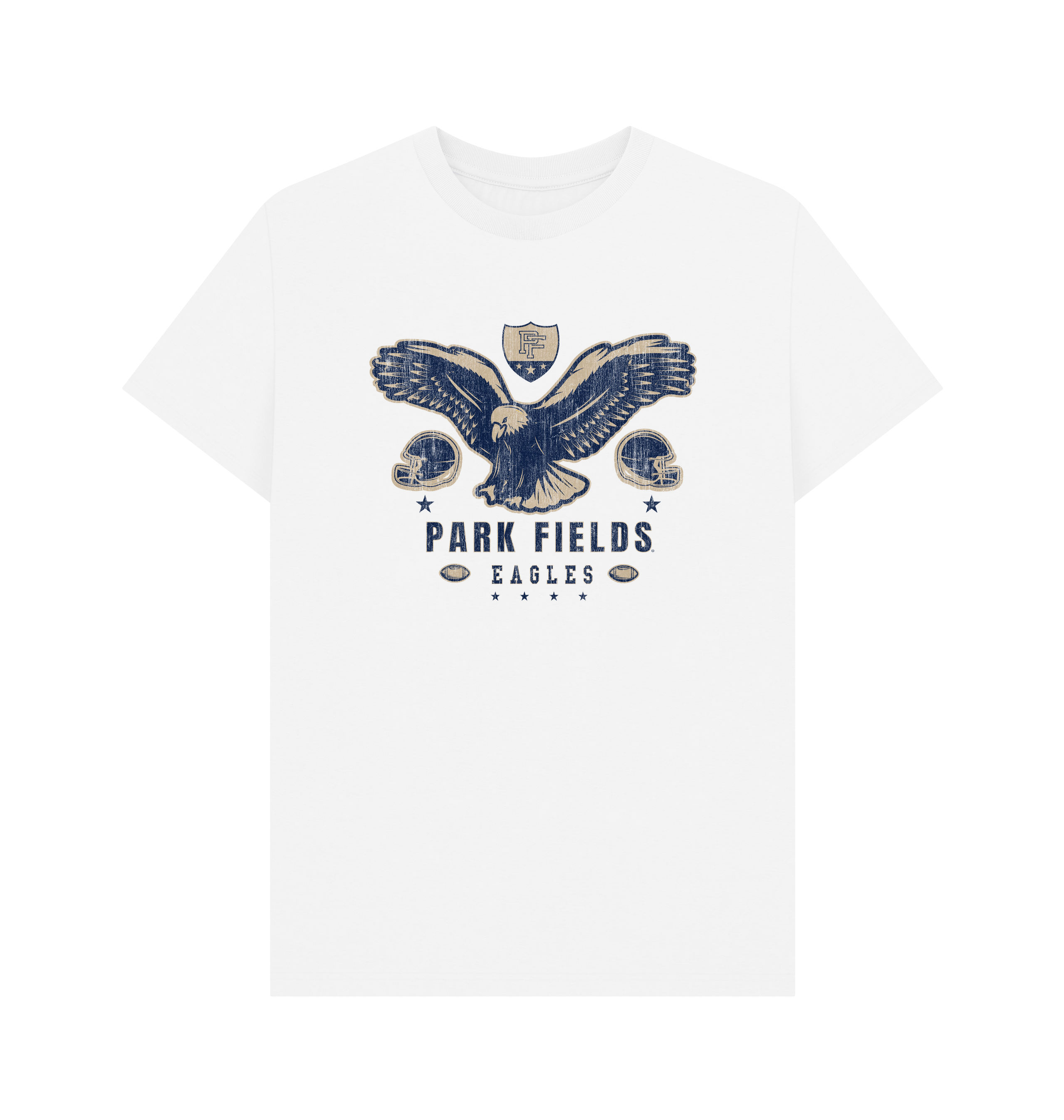 White Printed T-shirt Front