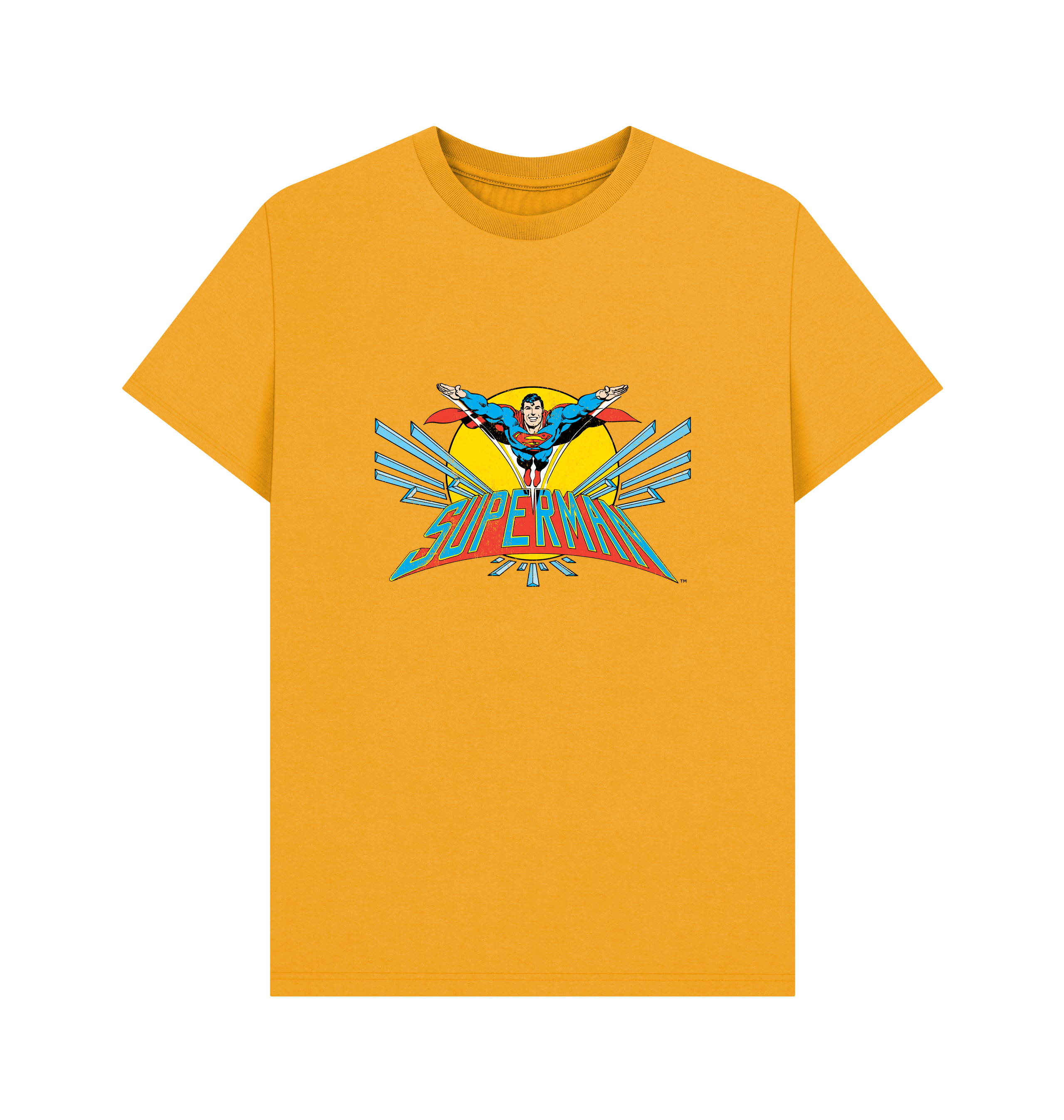 Mustard Printed T-shirt Front