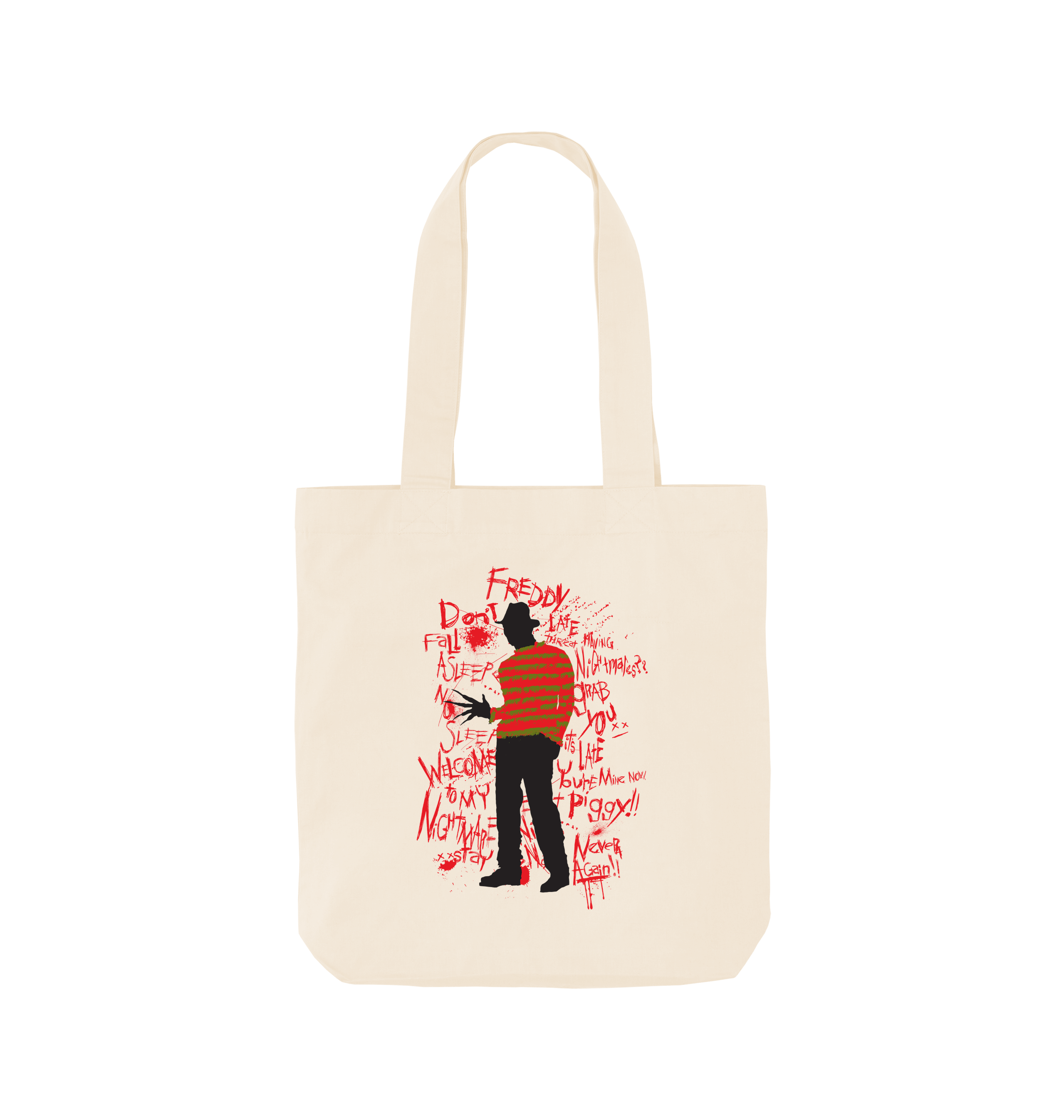 Natural Printed Bag Front