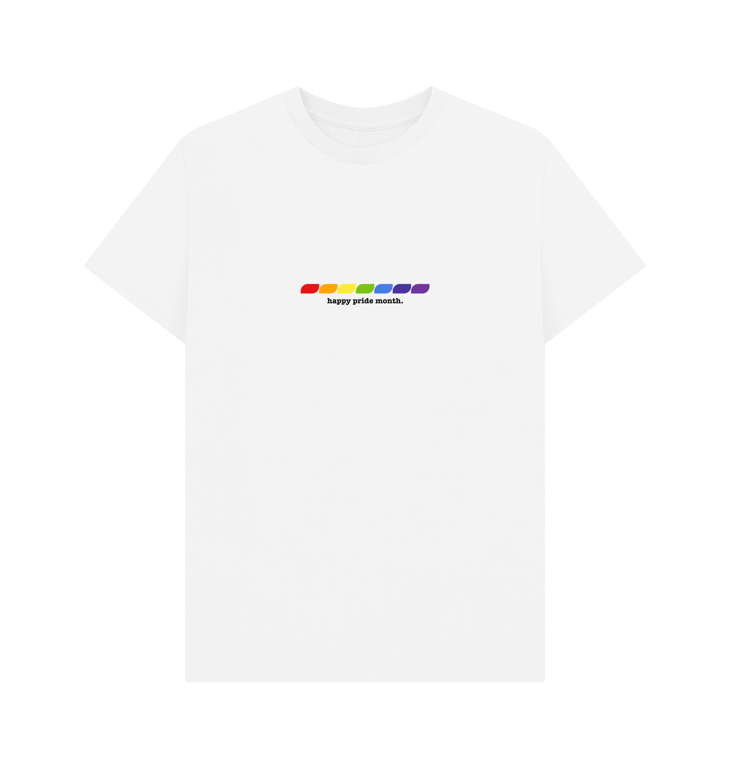 White Printed T-shirt Front
