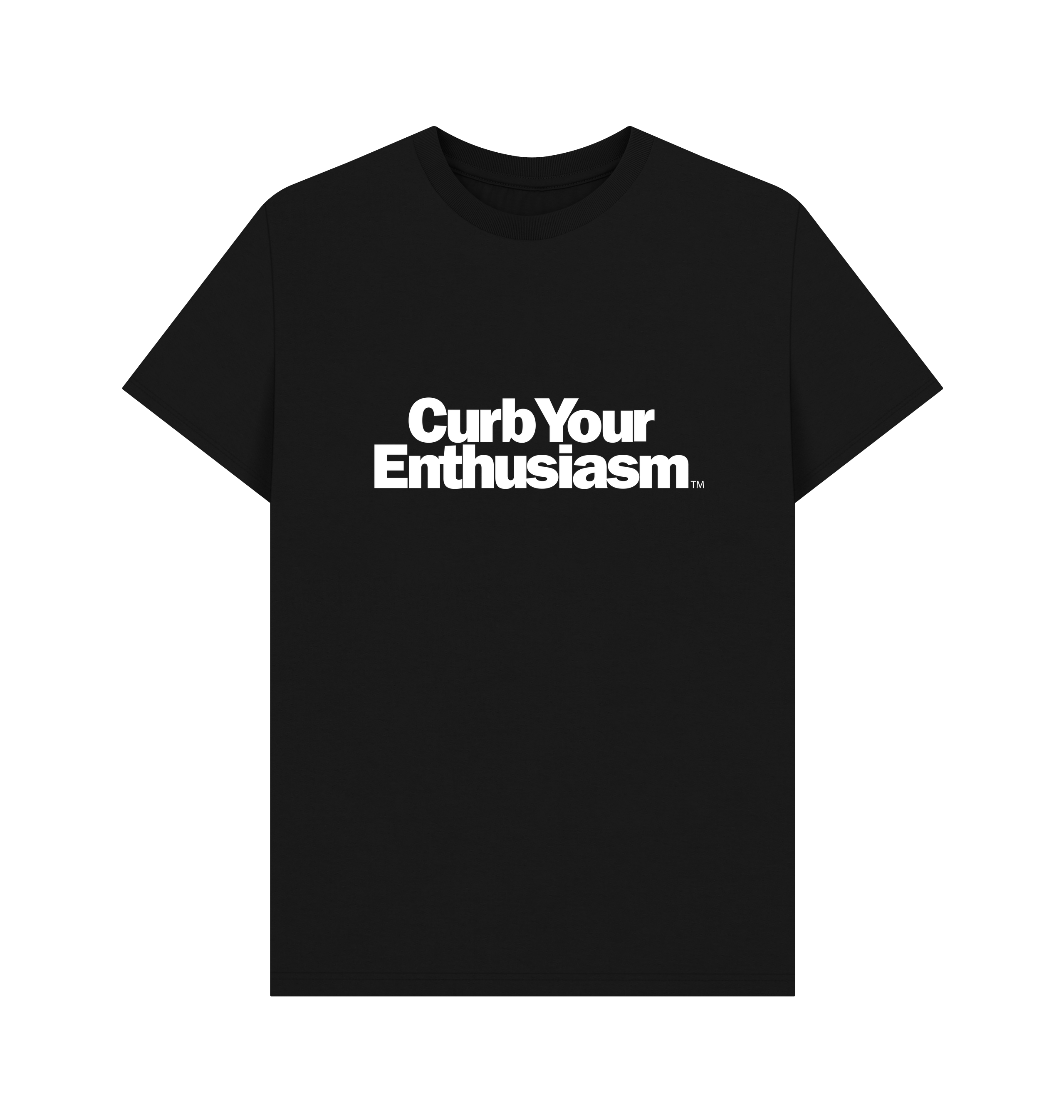 Black Printed T-shirt Front