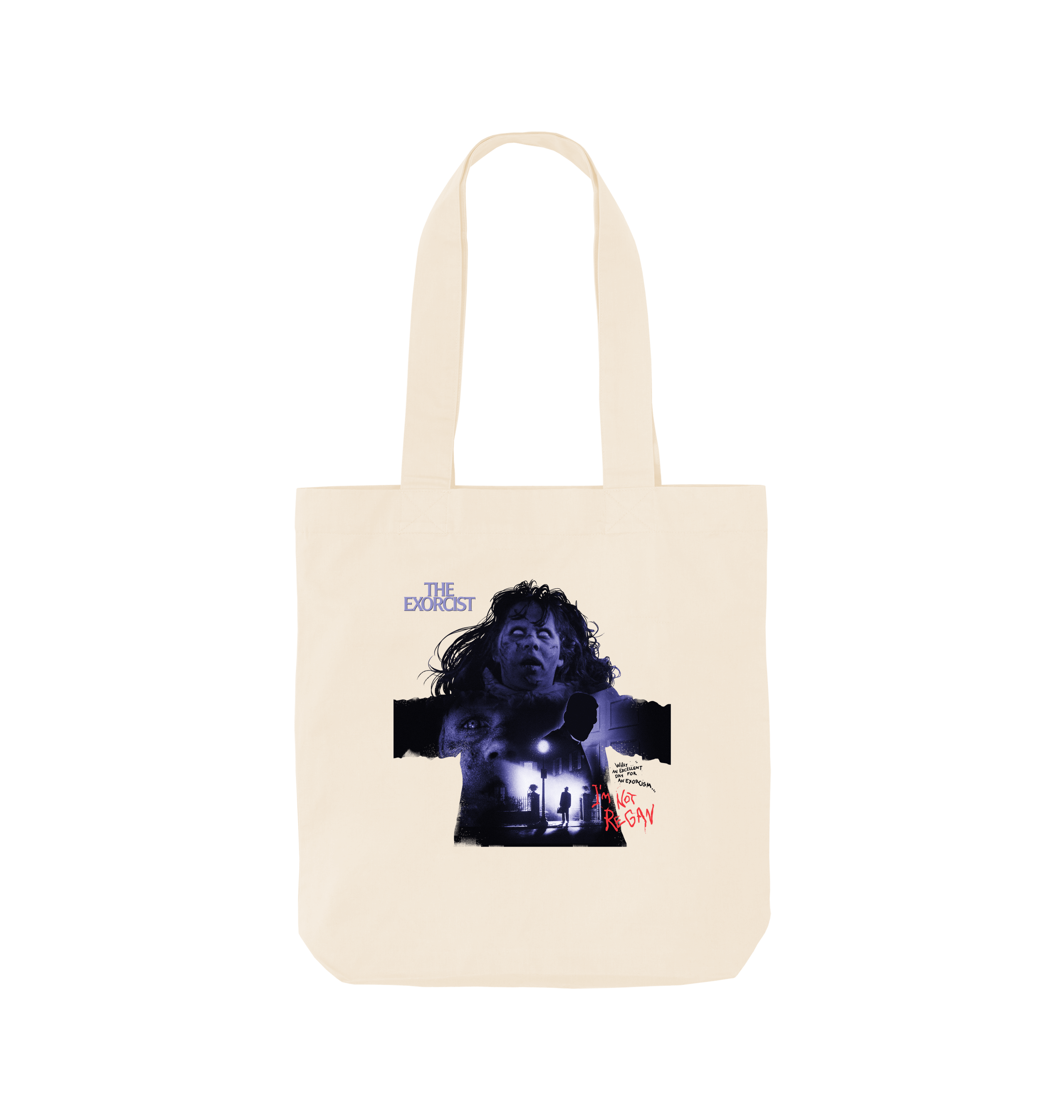 Natural Printed Bag Front