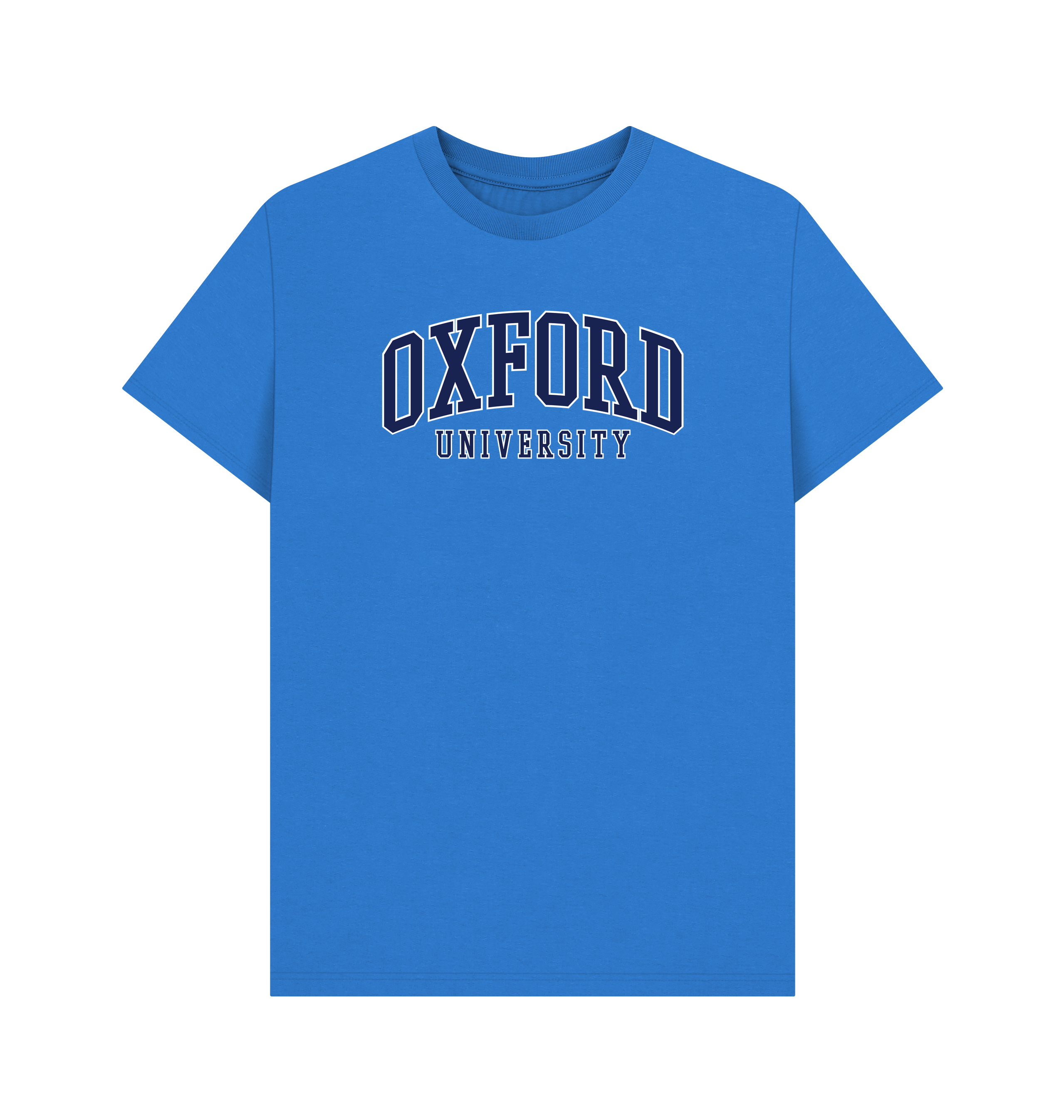 Bright Blue Printed T-shirt Front