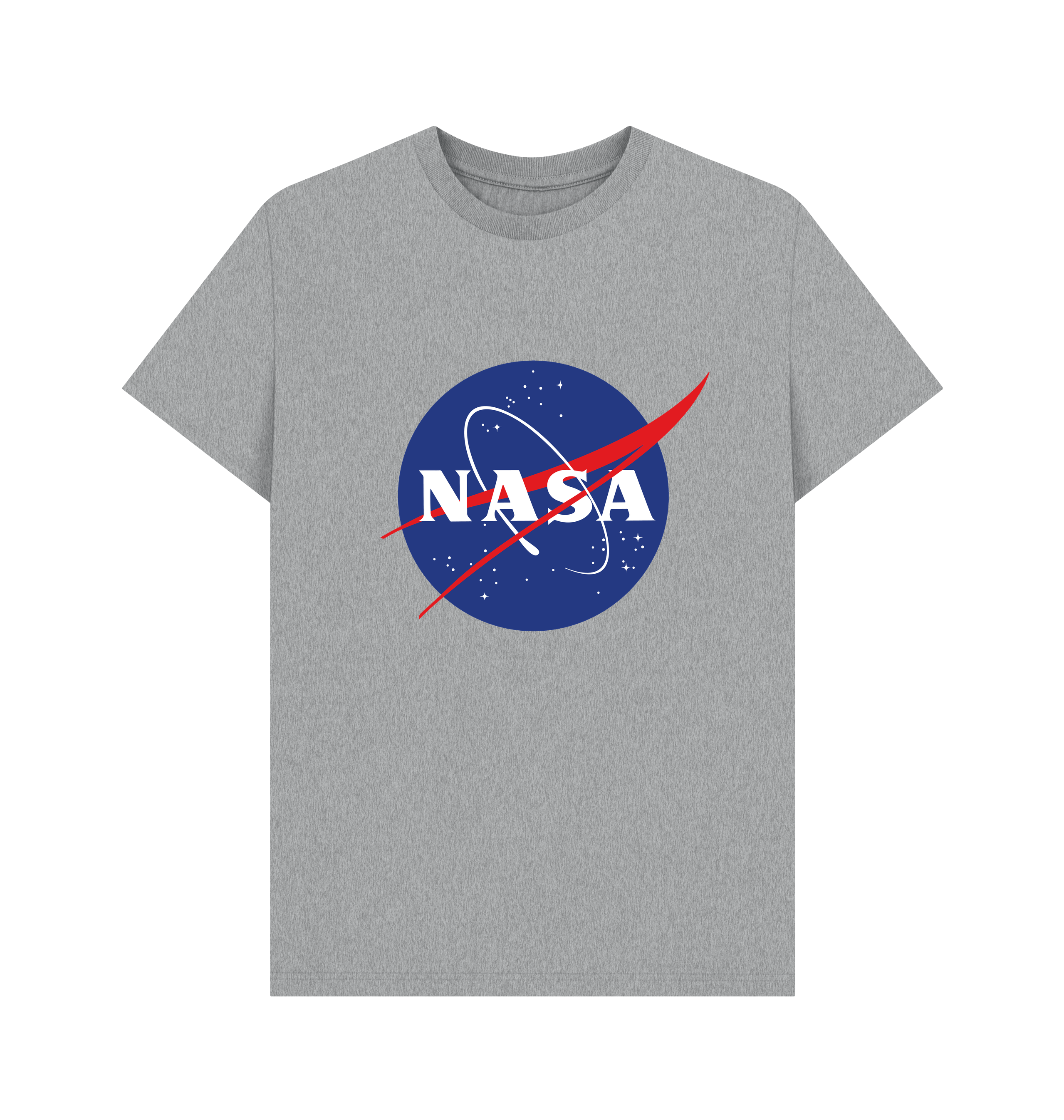 Athletic Grey Printed T-shirt Front