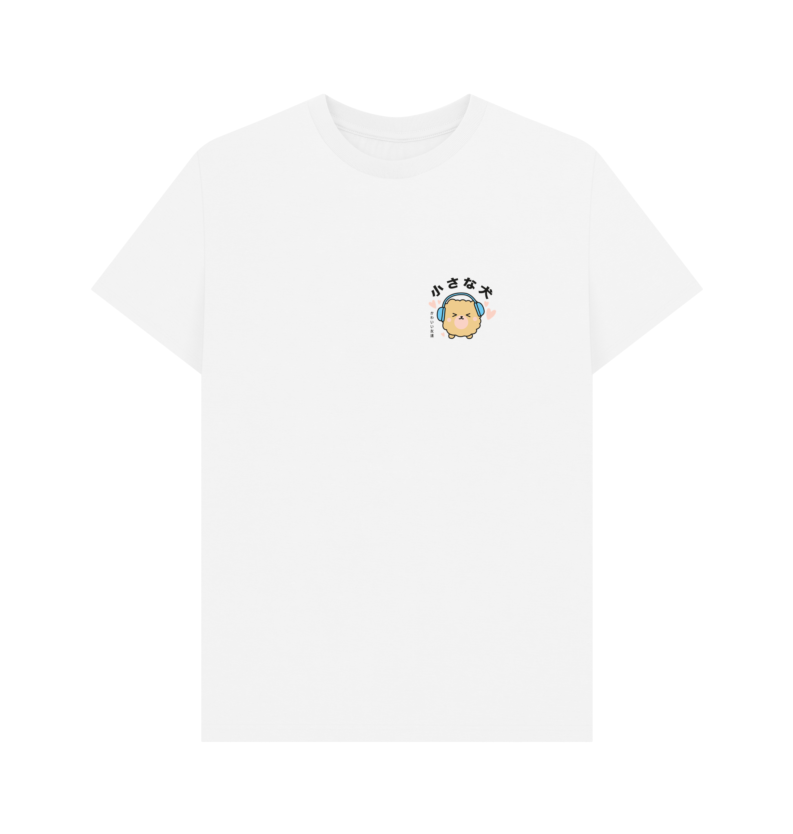 White Printed T-shirt Front