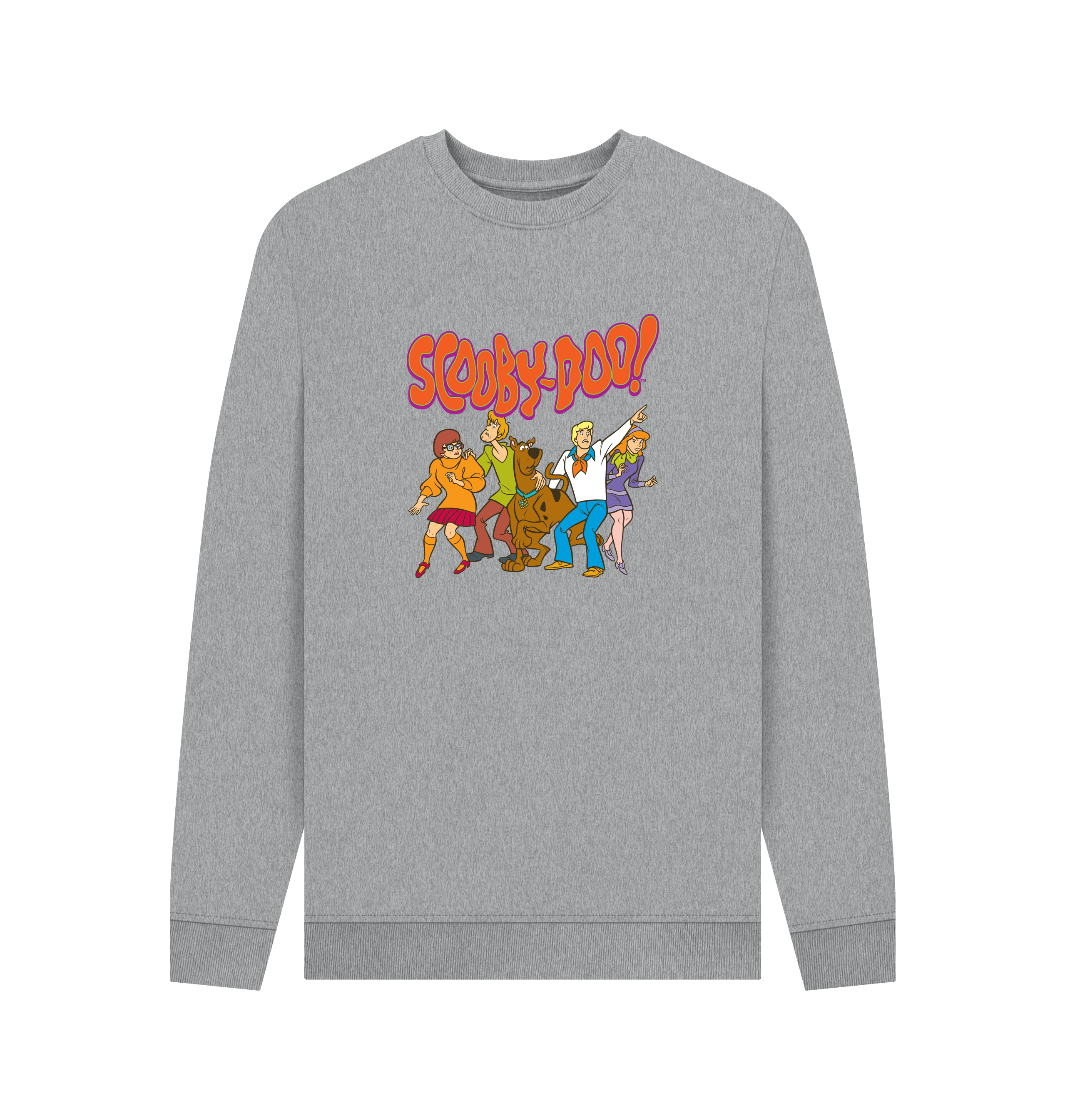 Light Heather Printed Sweater Front