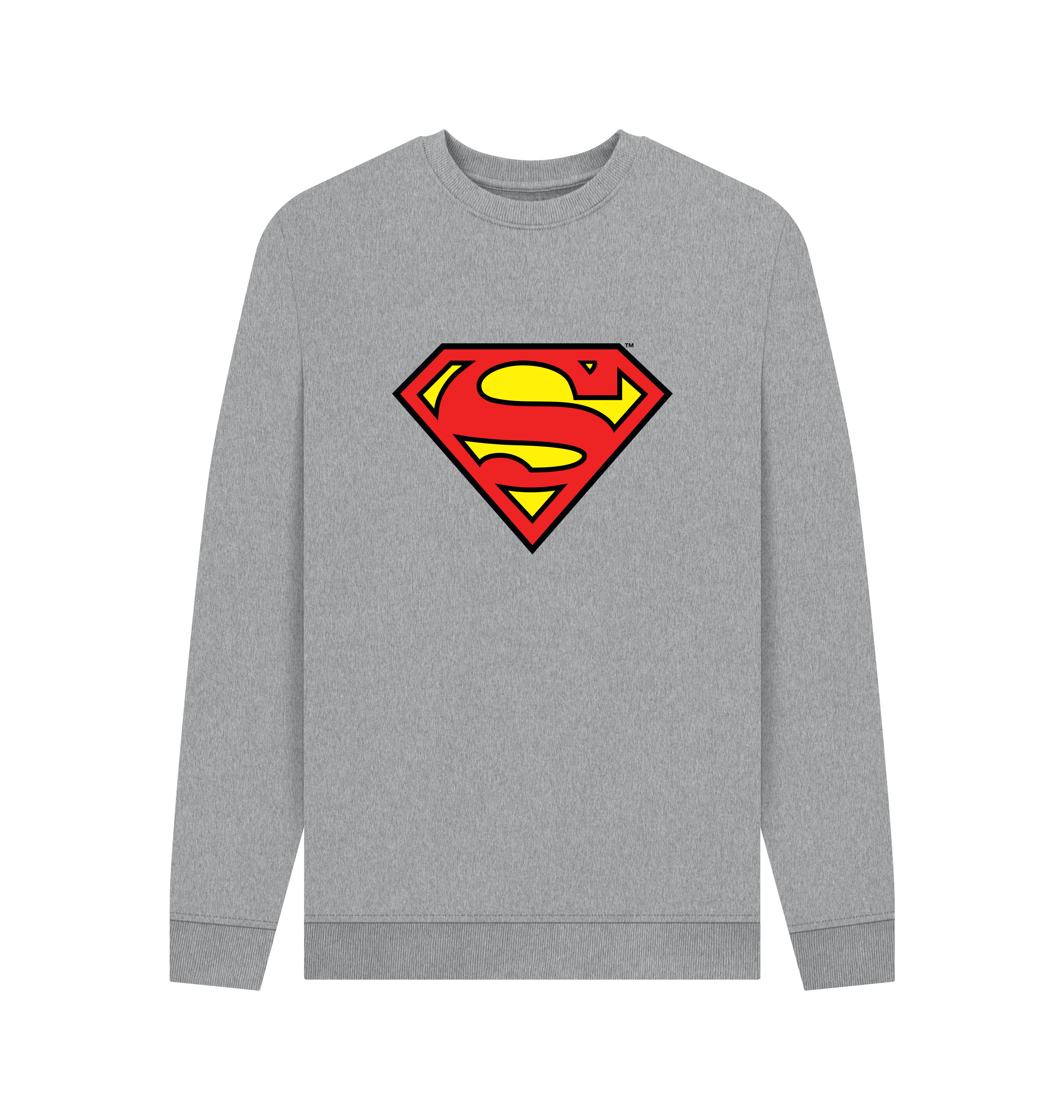 Light Heather Printed Sweater Front