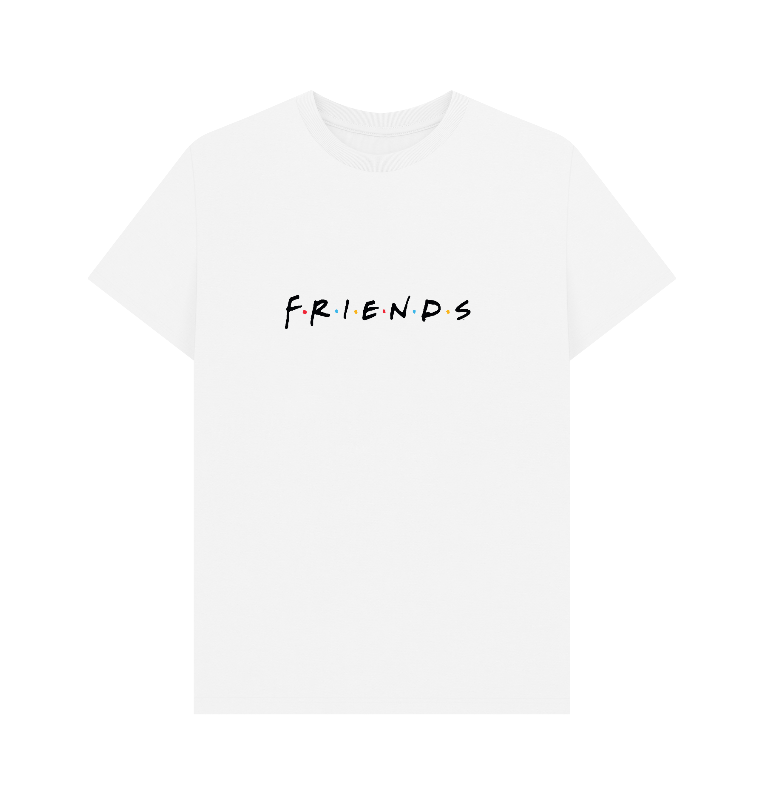 White Printed T-shirt Front