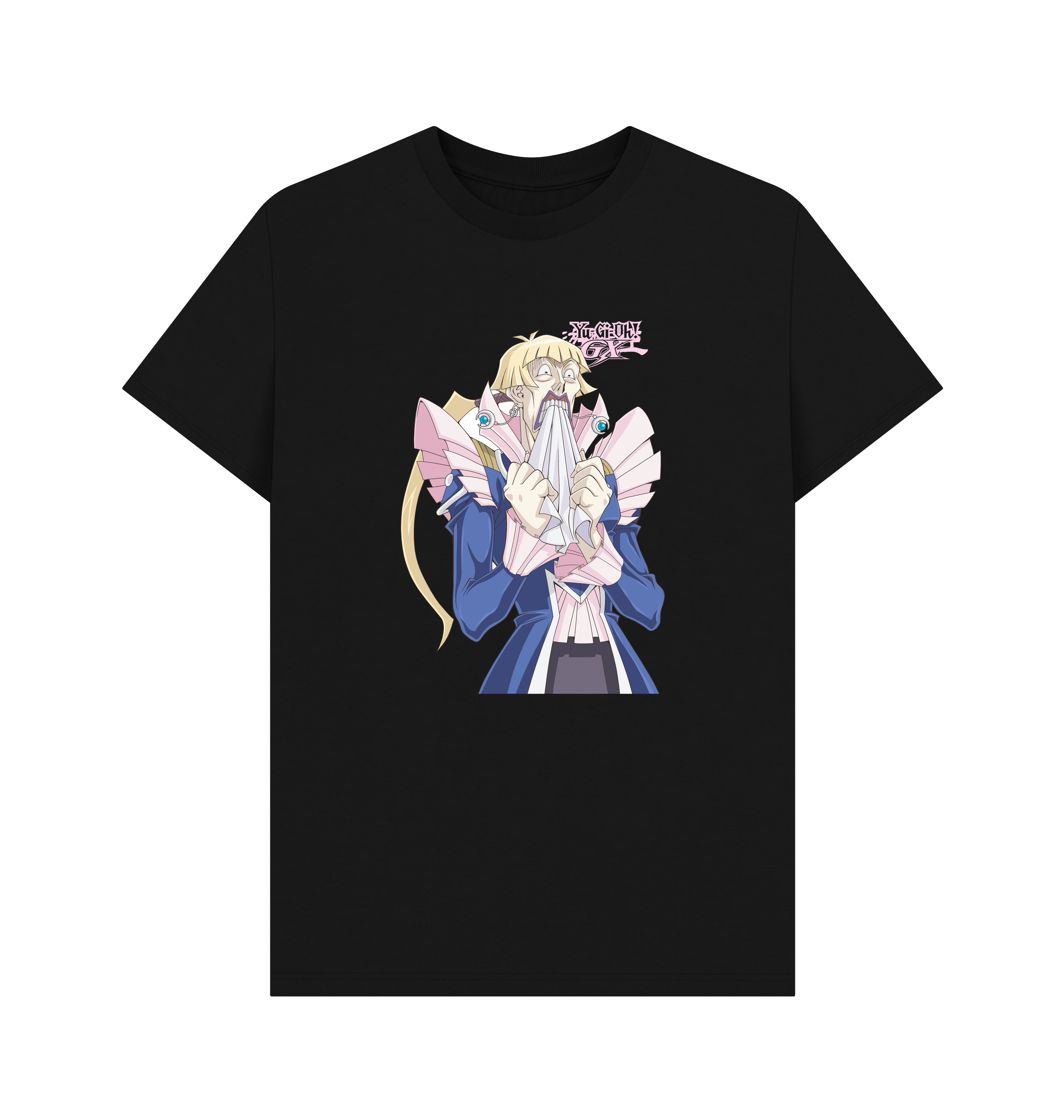 Black Printed T-shirt Front