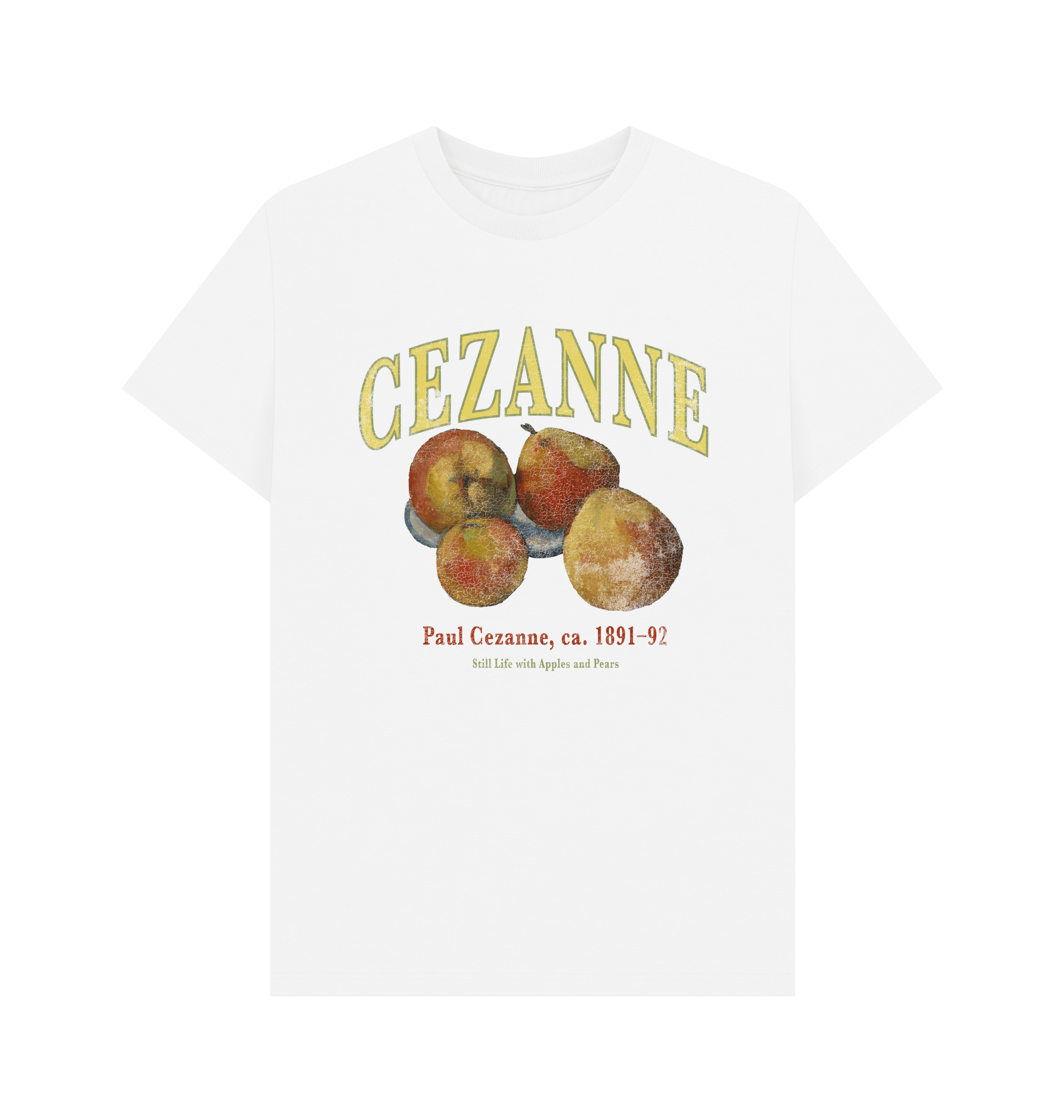 White Printed T-shirt Front