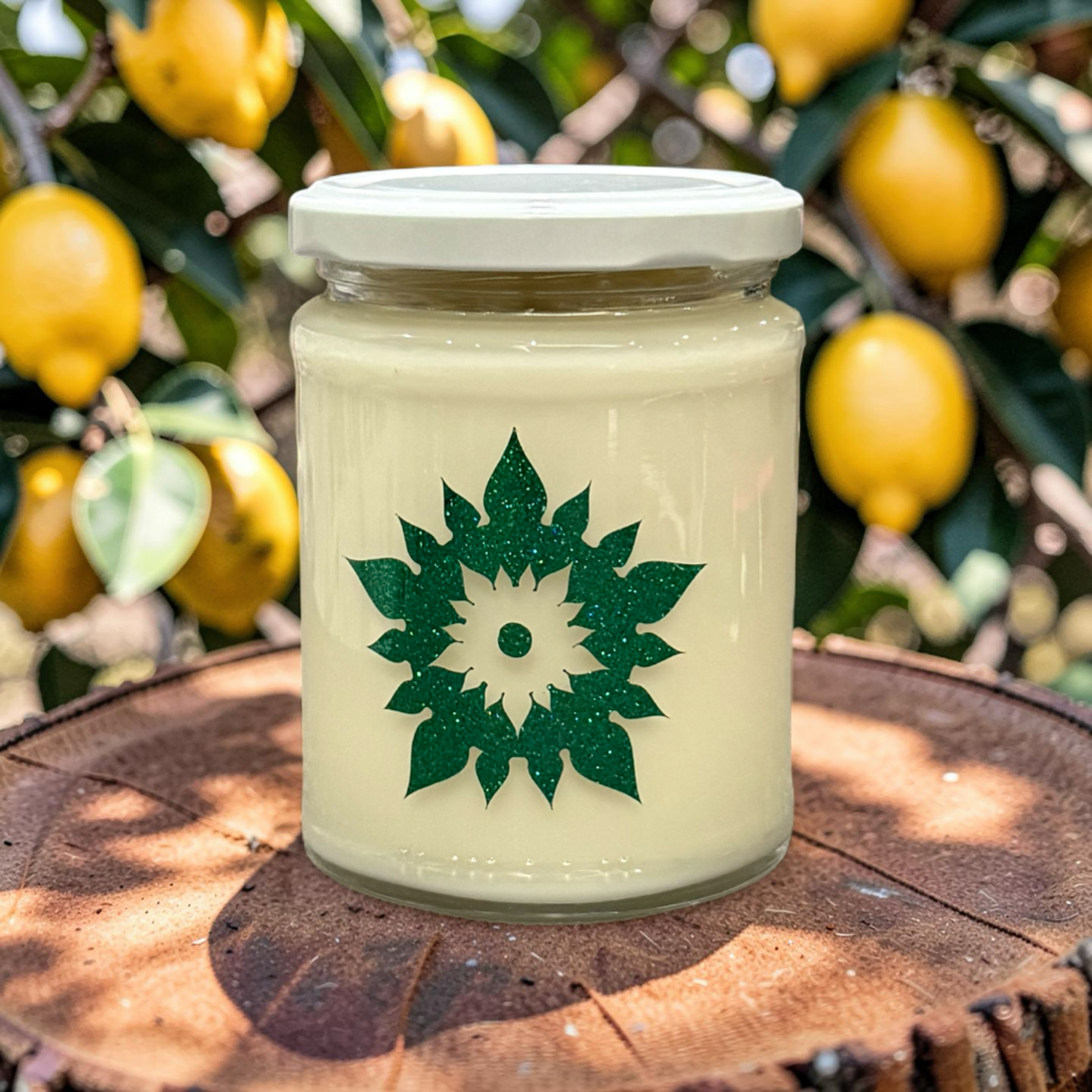 Bergamot Twist Scented Candle by Wonky Candles