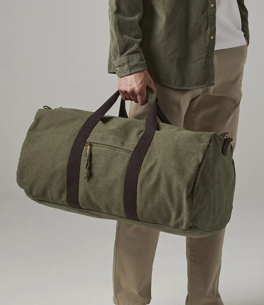 Vintage Canvas Holdall