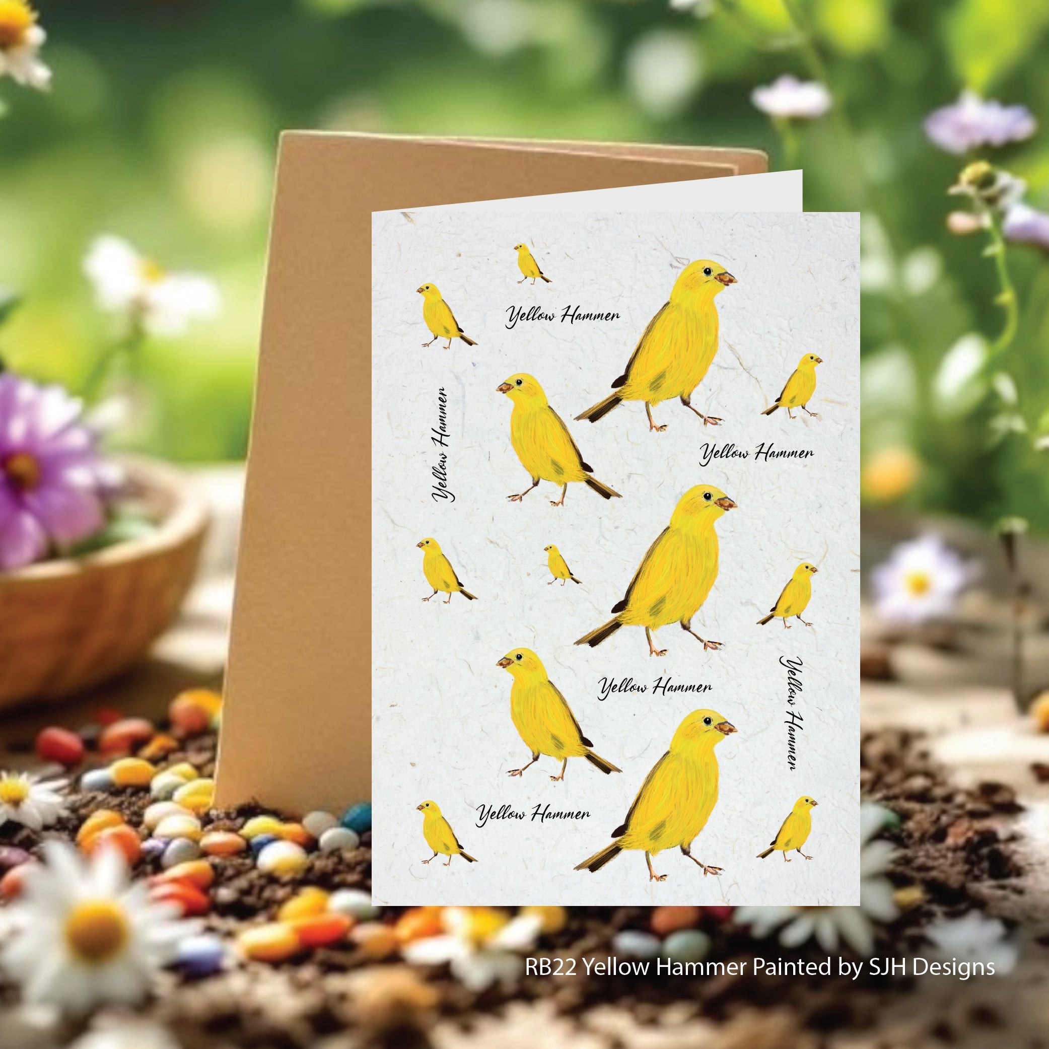 Yellow Hammer Seed Cards by SJH Designs