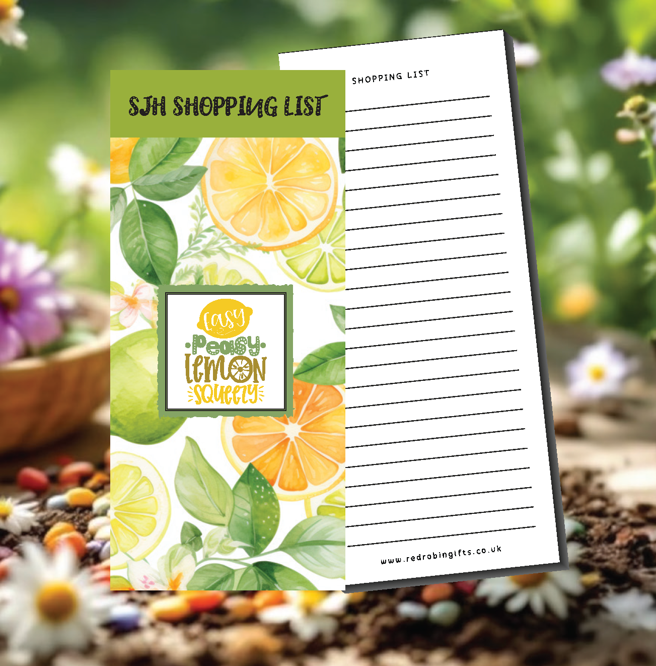 Easy Peasy Lemon Squeezy Magnetic Shopping Pad