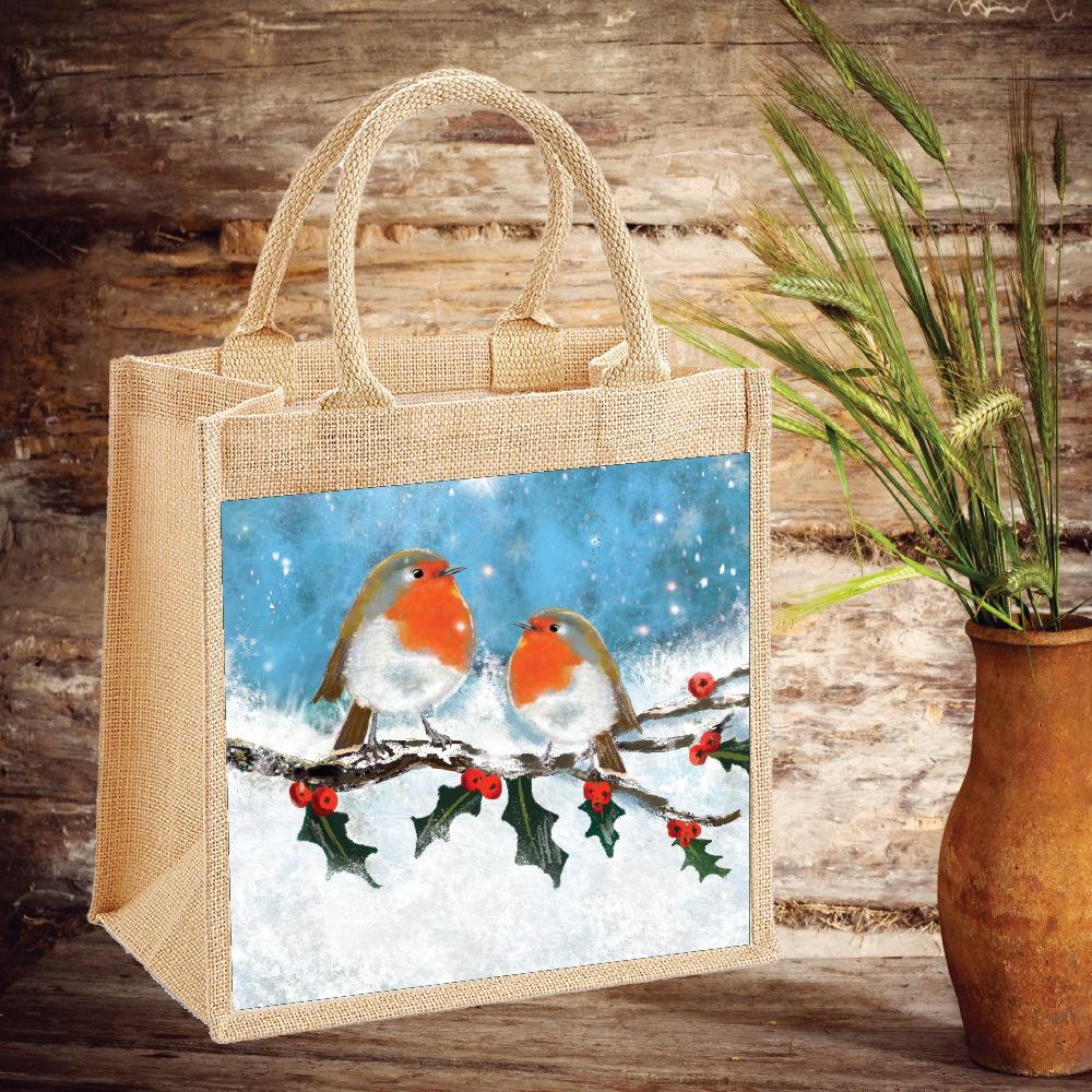 Red Robin on a Holly Bush