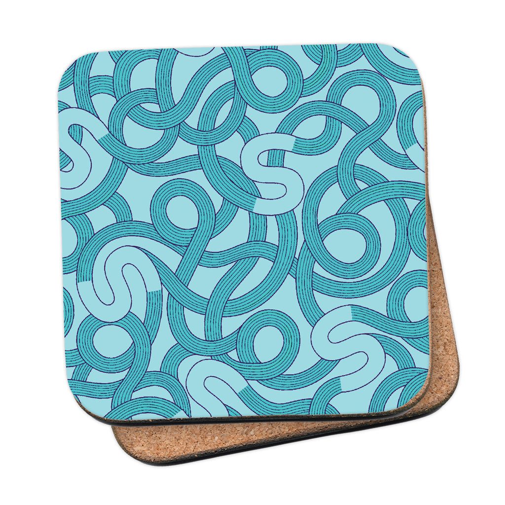 Scope S Swirl Pattern Coaster