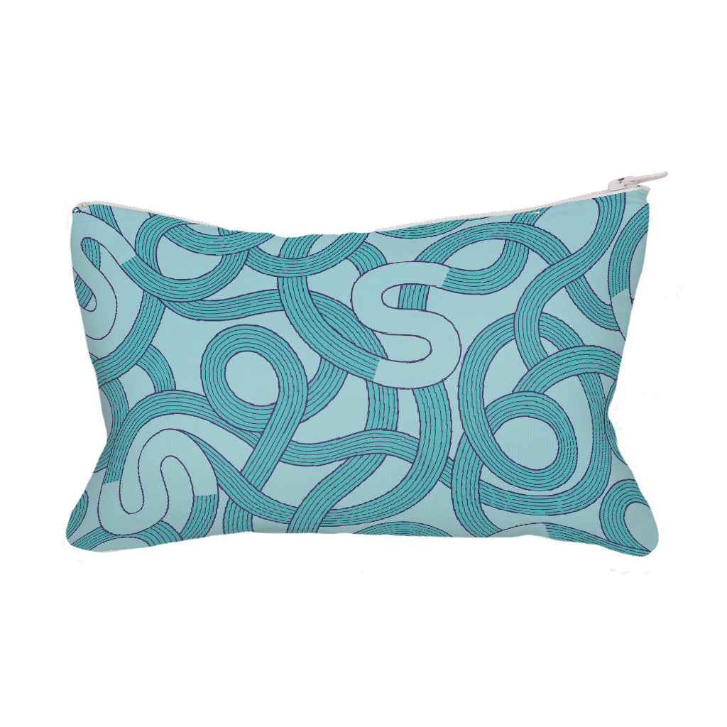 Scope S Swirl Pattern Fabric Pencil Case