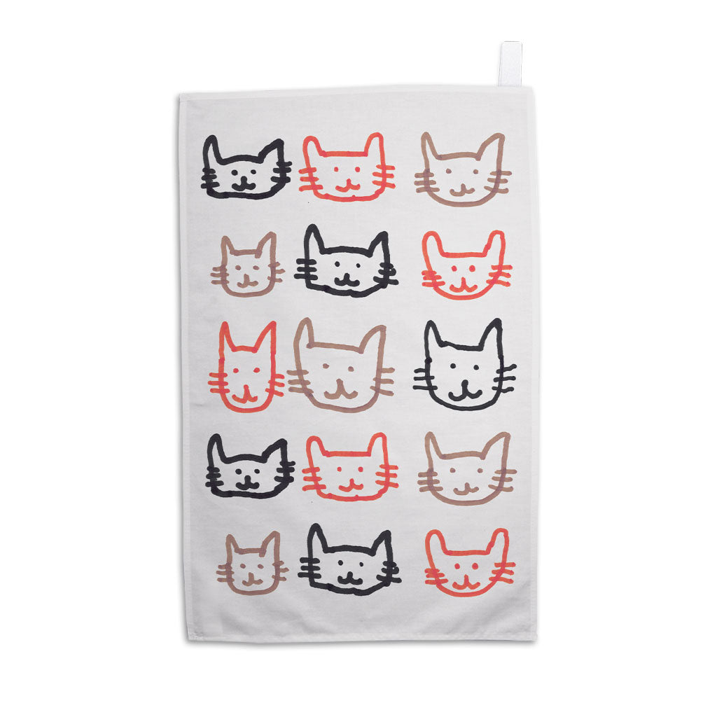 Kitty Cat by Sophia Gordon Tea Towel