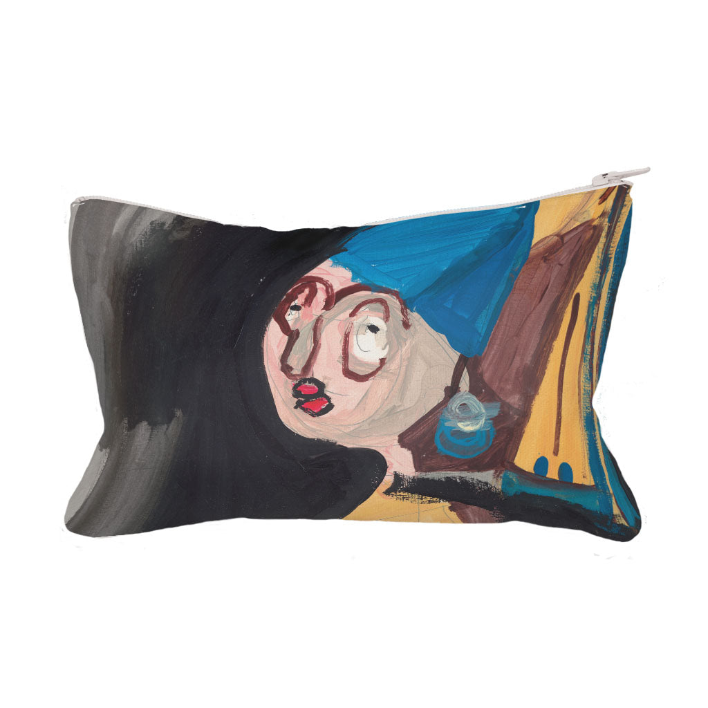 Little Dutch Girl by Johnny Carroll-Pell Fabric Pencil Case