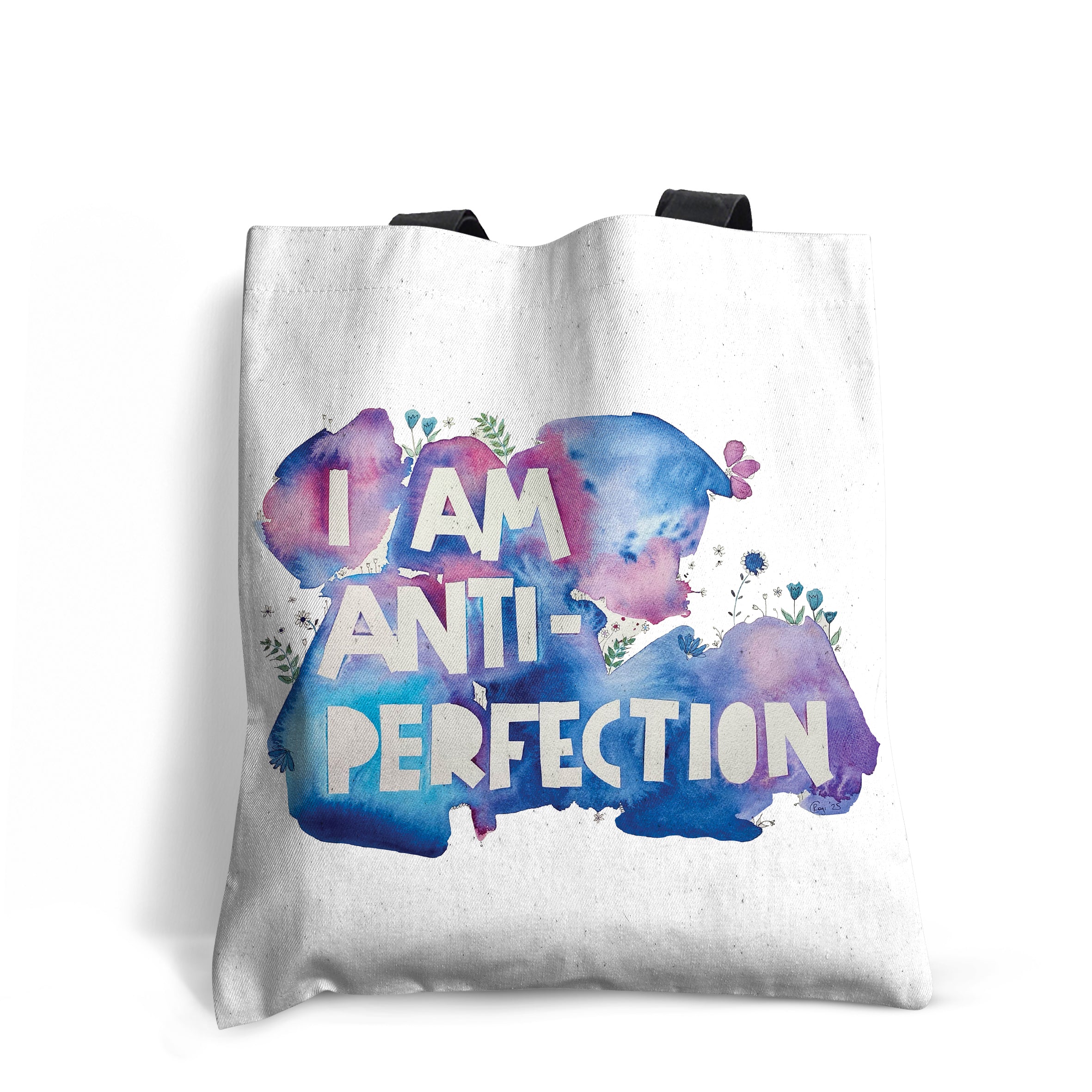 Anti-Perfection by Badibidu Edge-to-Edge Tote Bag