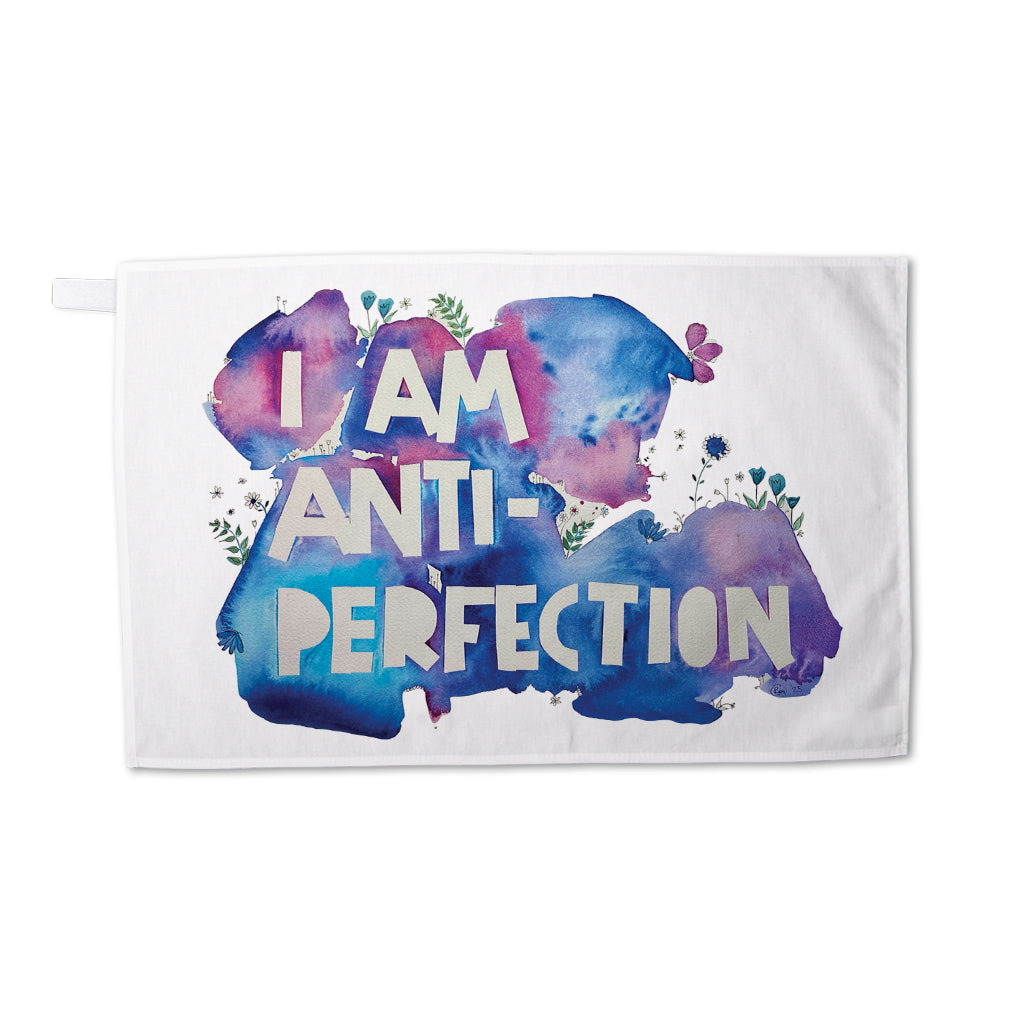 Anti-Perfection by Badibidu Tea Towel