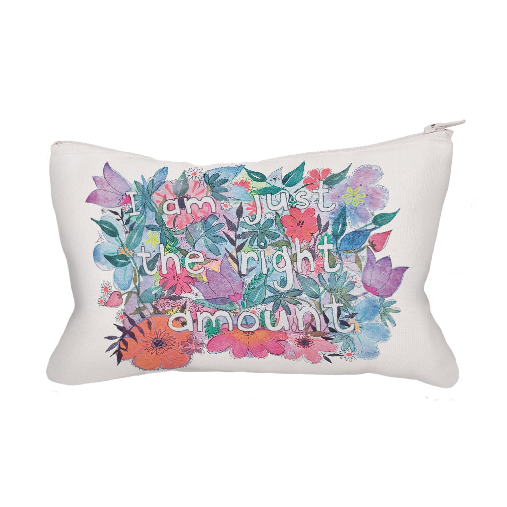 Just the Right Amount by Badibidu Fabric Pencil Case