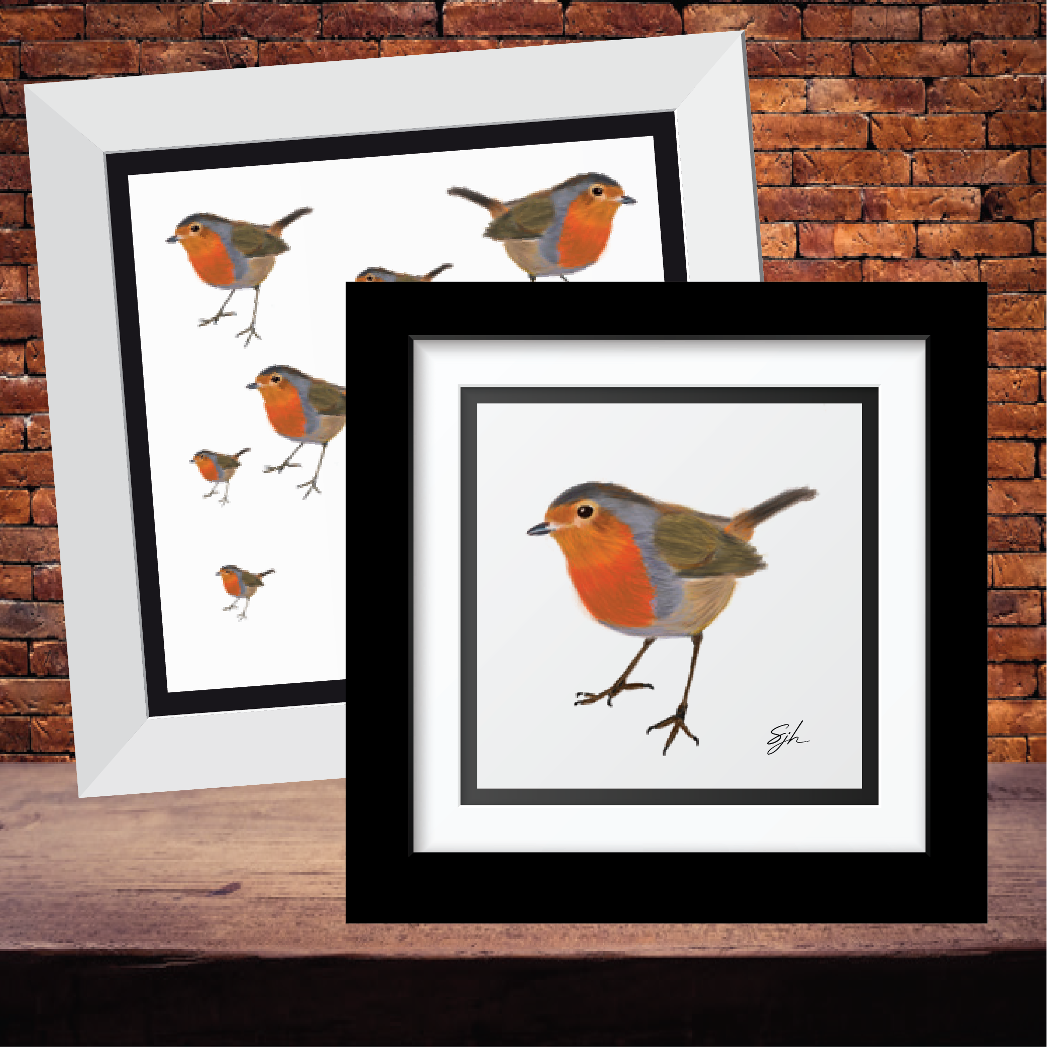 Sammy's Robin Art Print