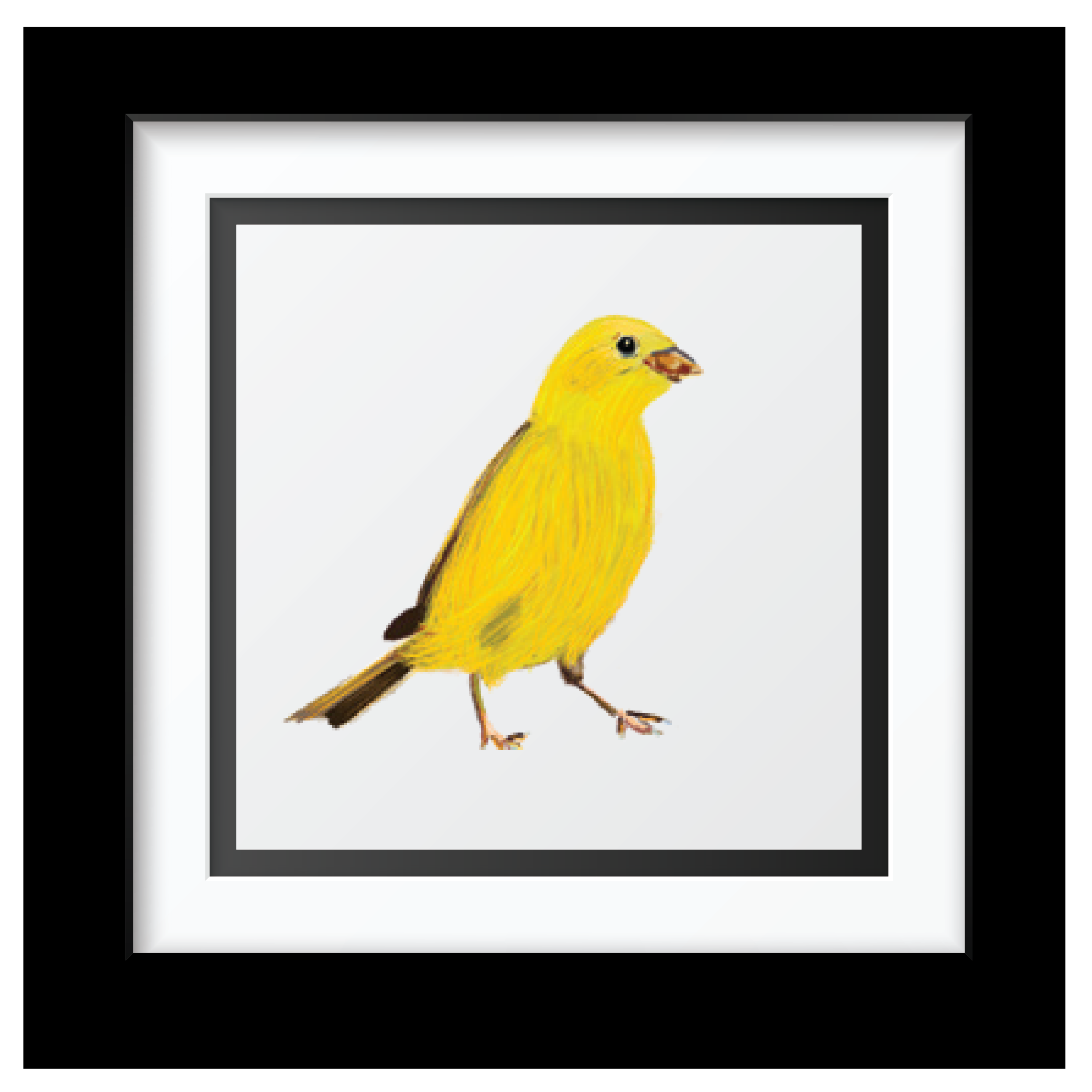 Sammy's Yellow Hammer Art Print