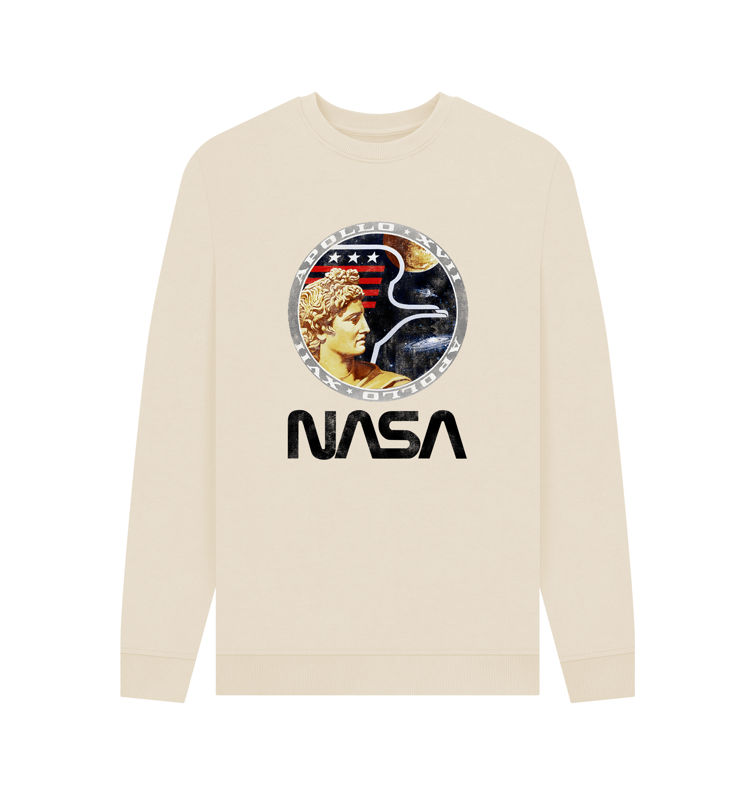 Oat Printed Sweater Front