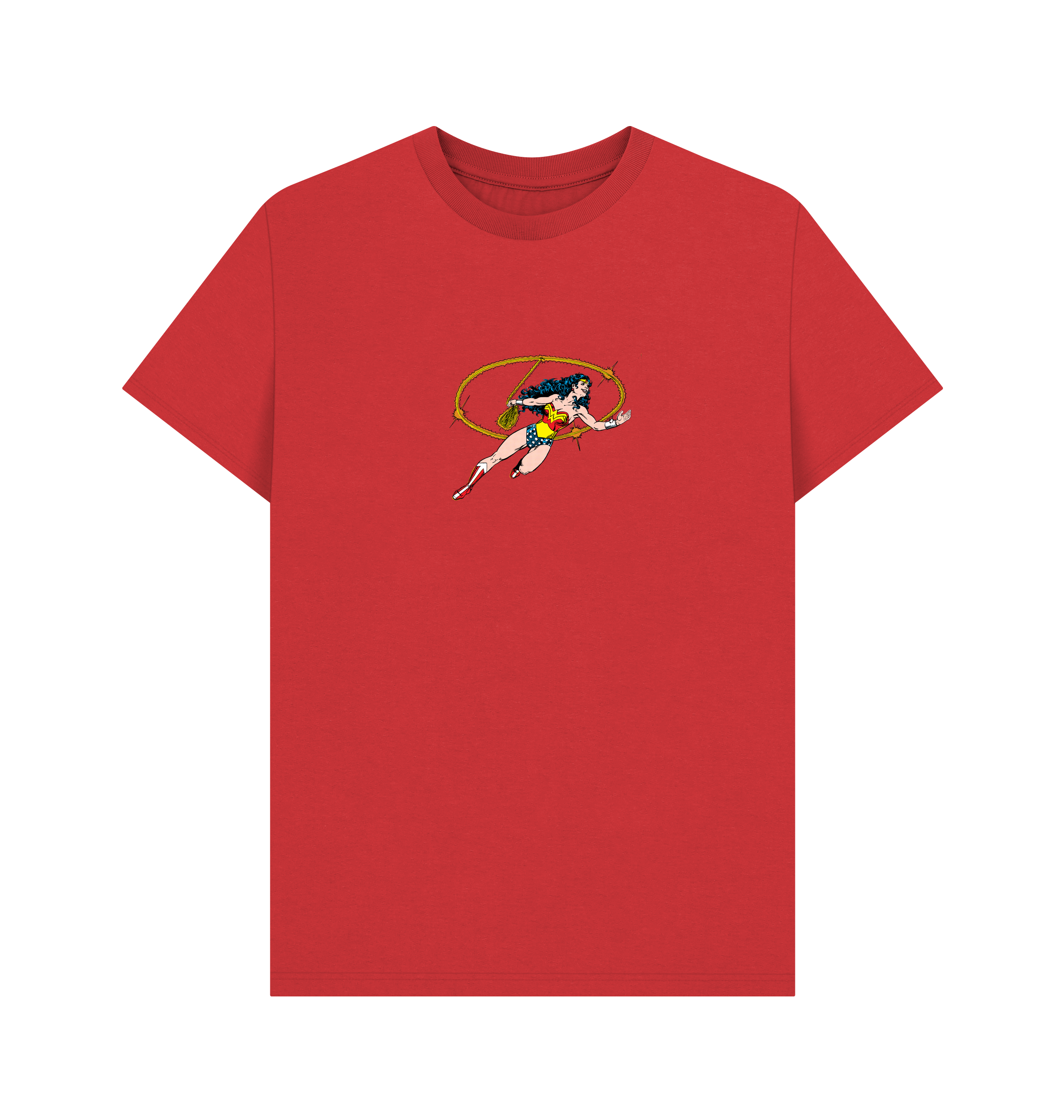 Red Printed T-shirt Front