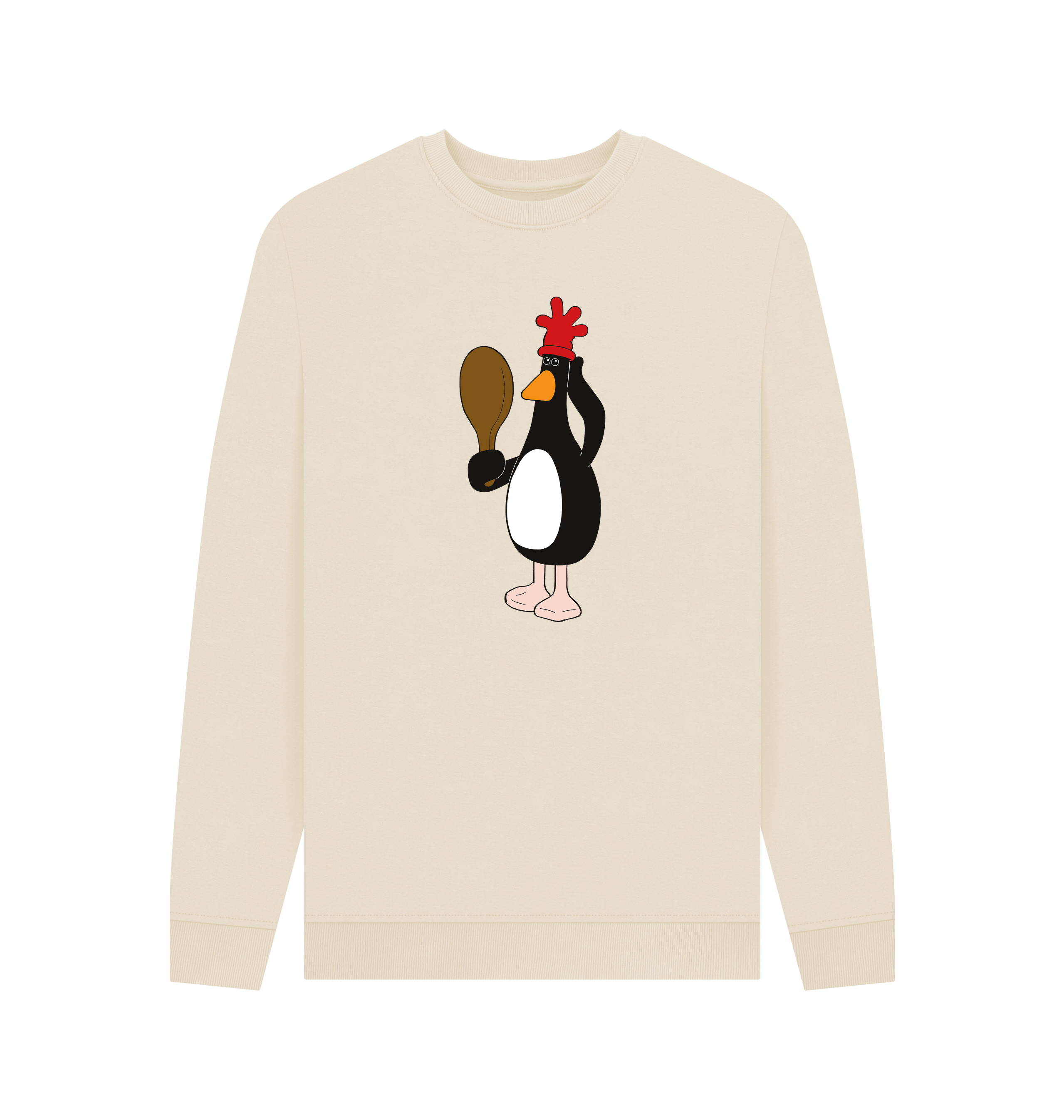 Oat Printed Sweater Front