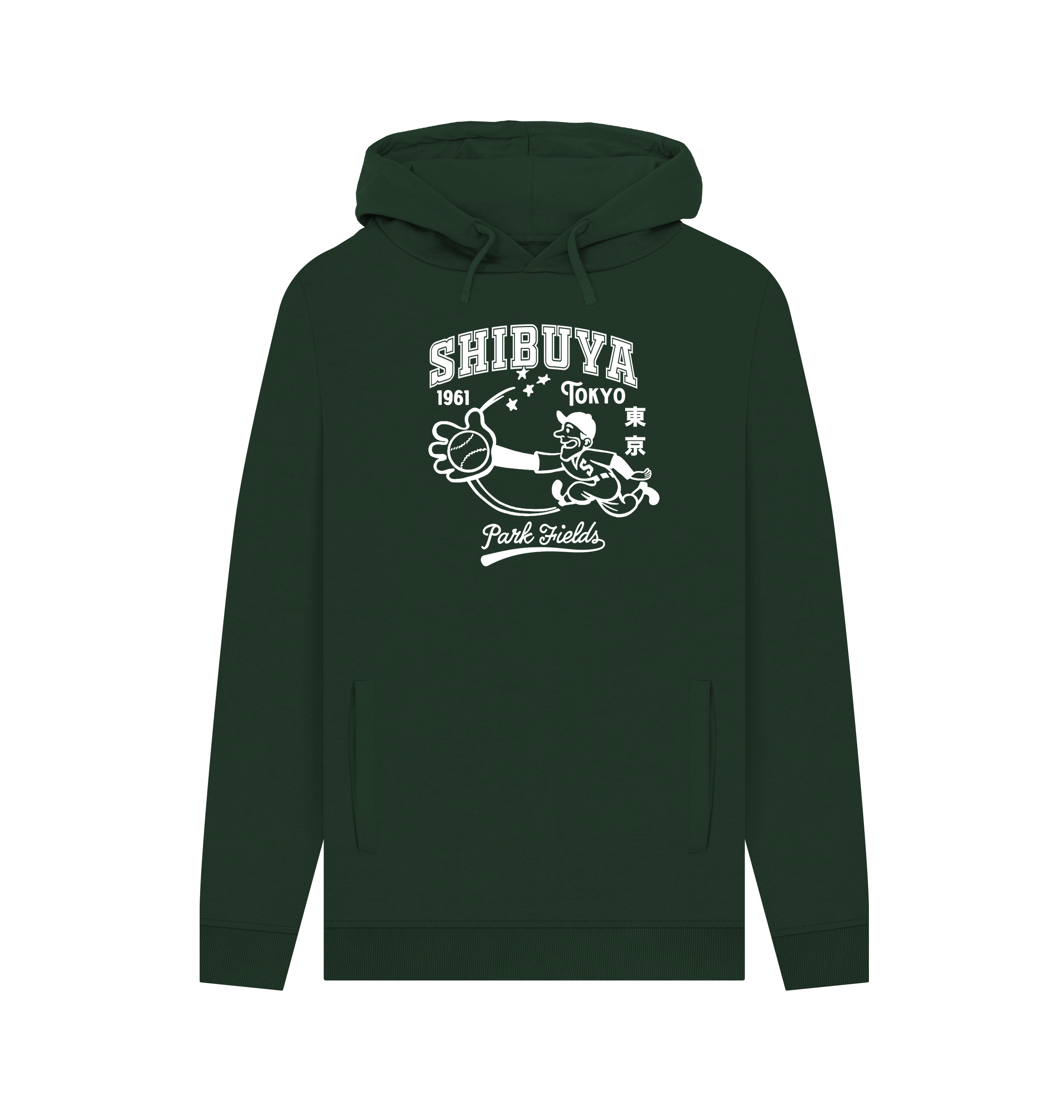 Evergreen Printed Hoody Front