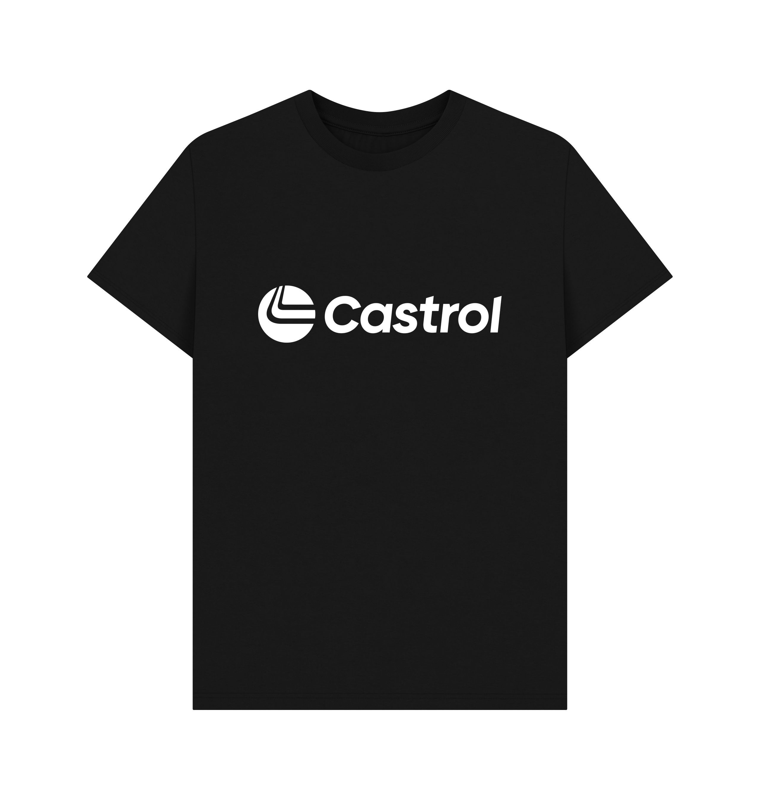 Black Printed T-shirt Front