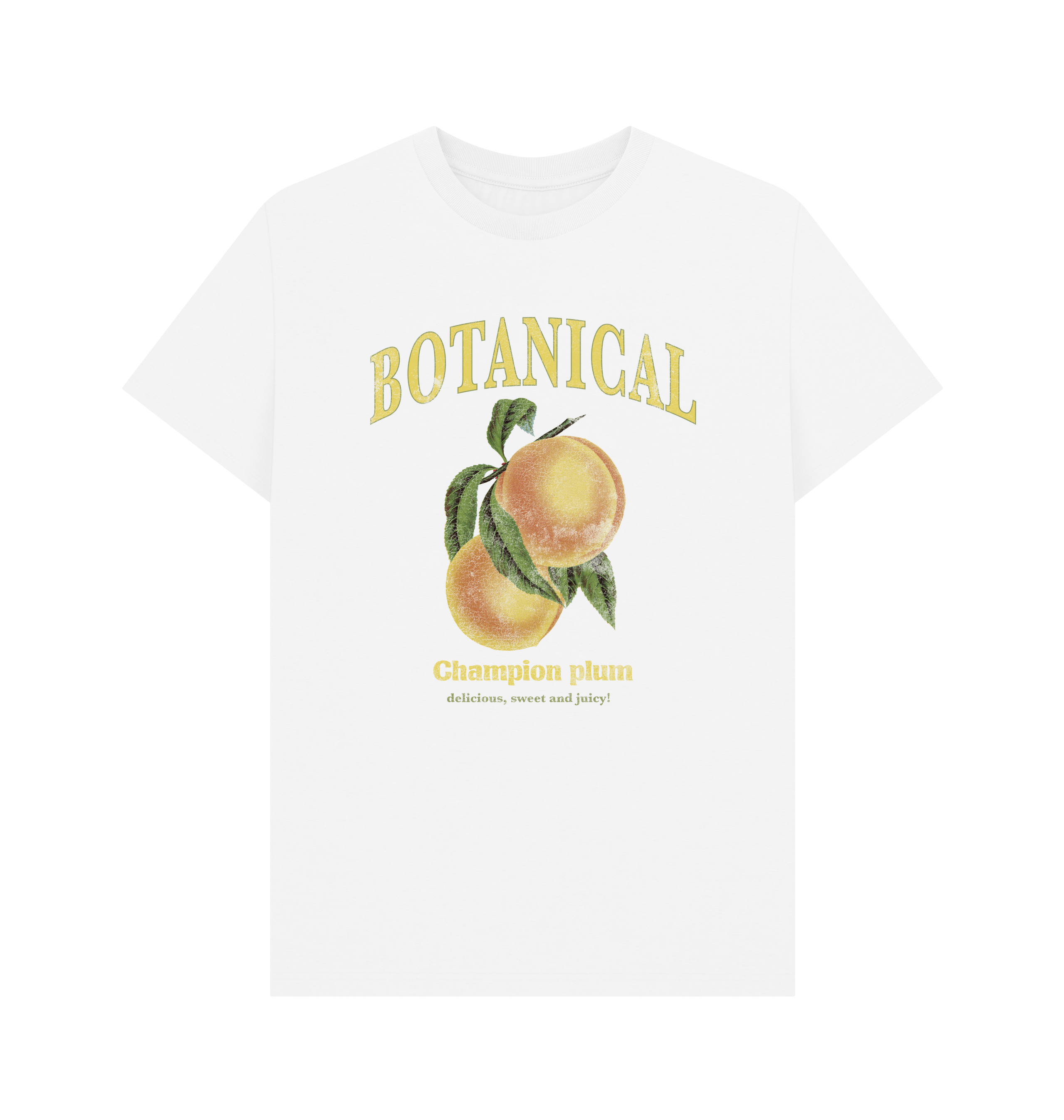 White Printed T-shirt Front