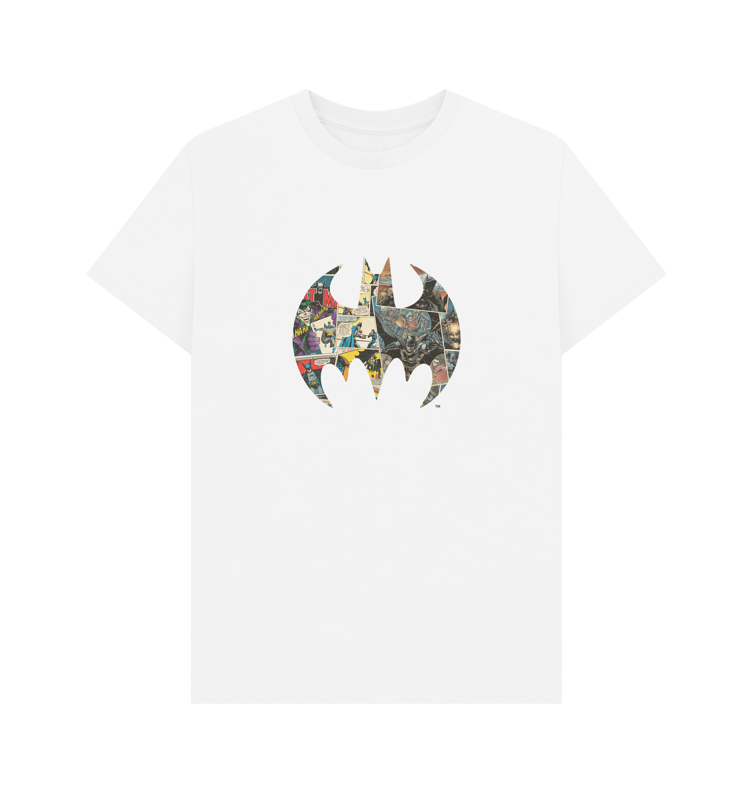 White Printed T-shirt Front
