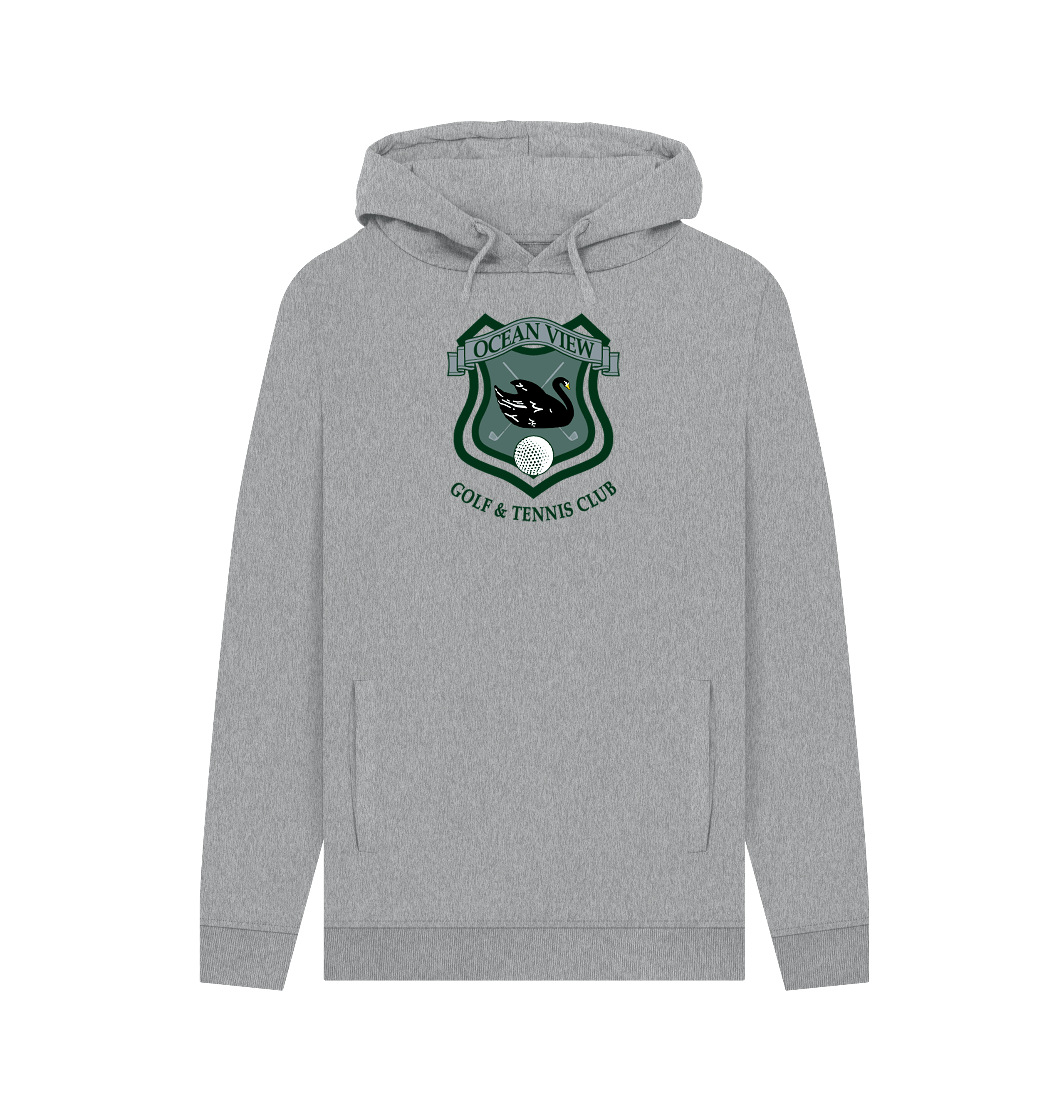 Light Heather Printed Hoody Front