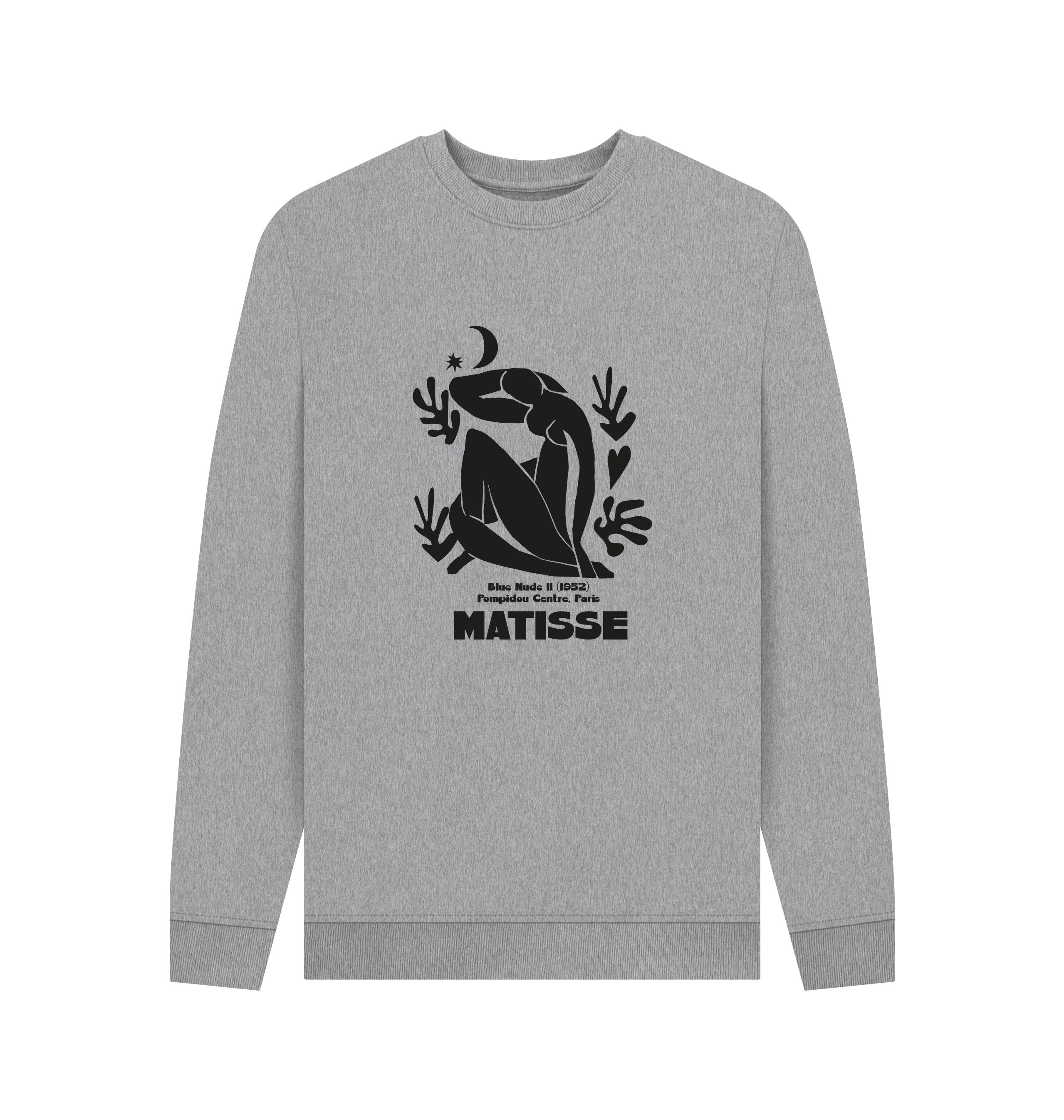 Light Heather Printed Sweater Front