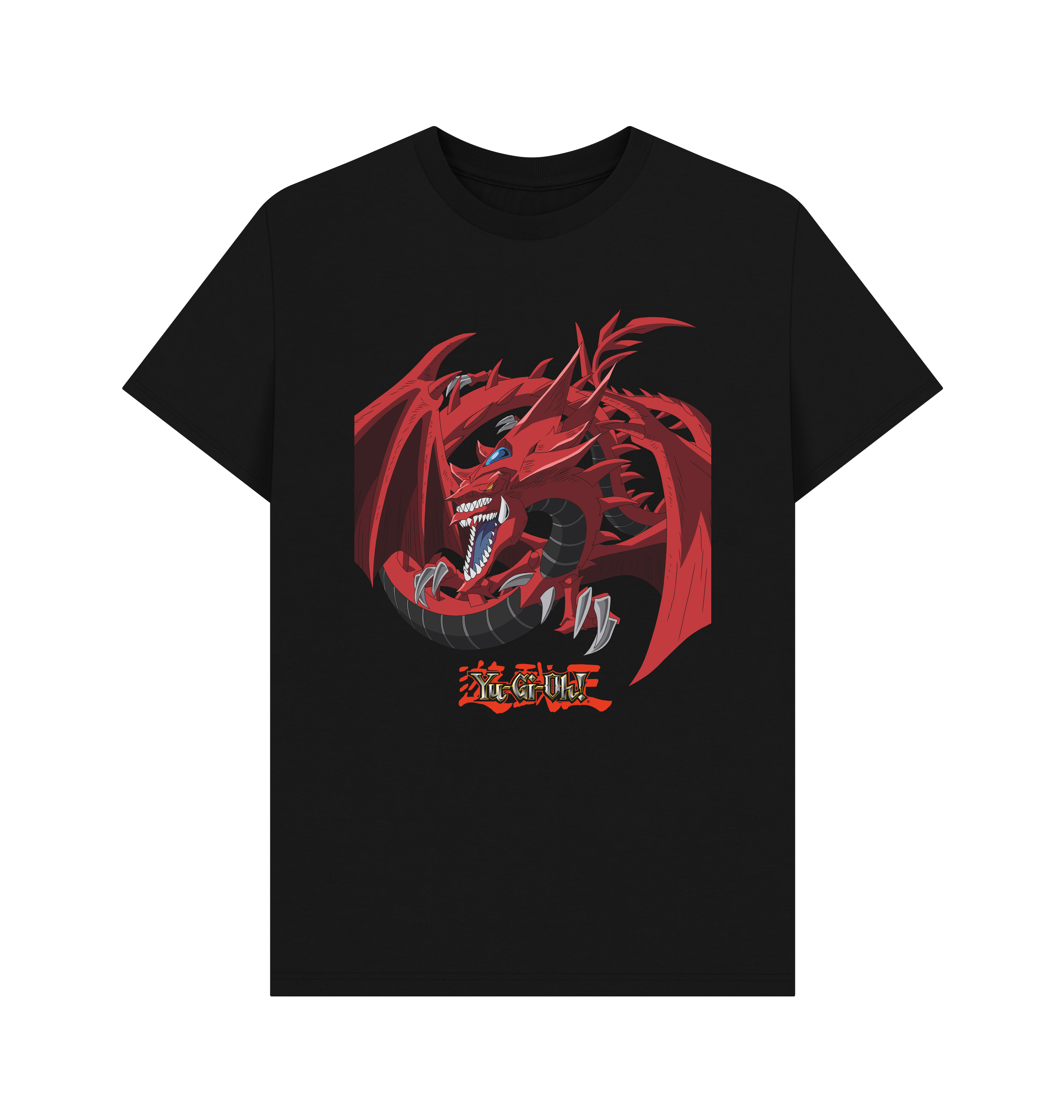 Black Printed T-shirt Front