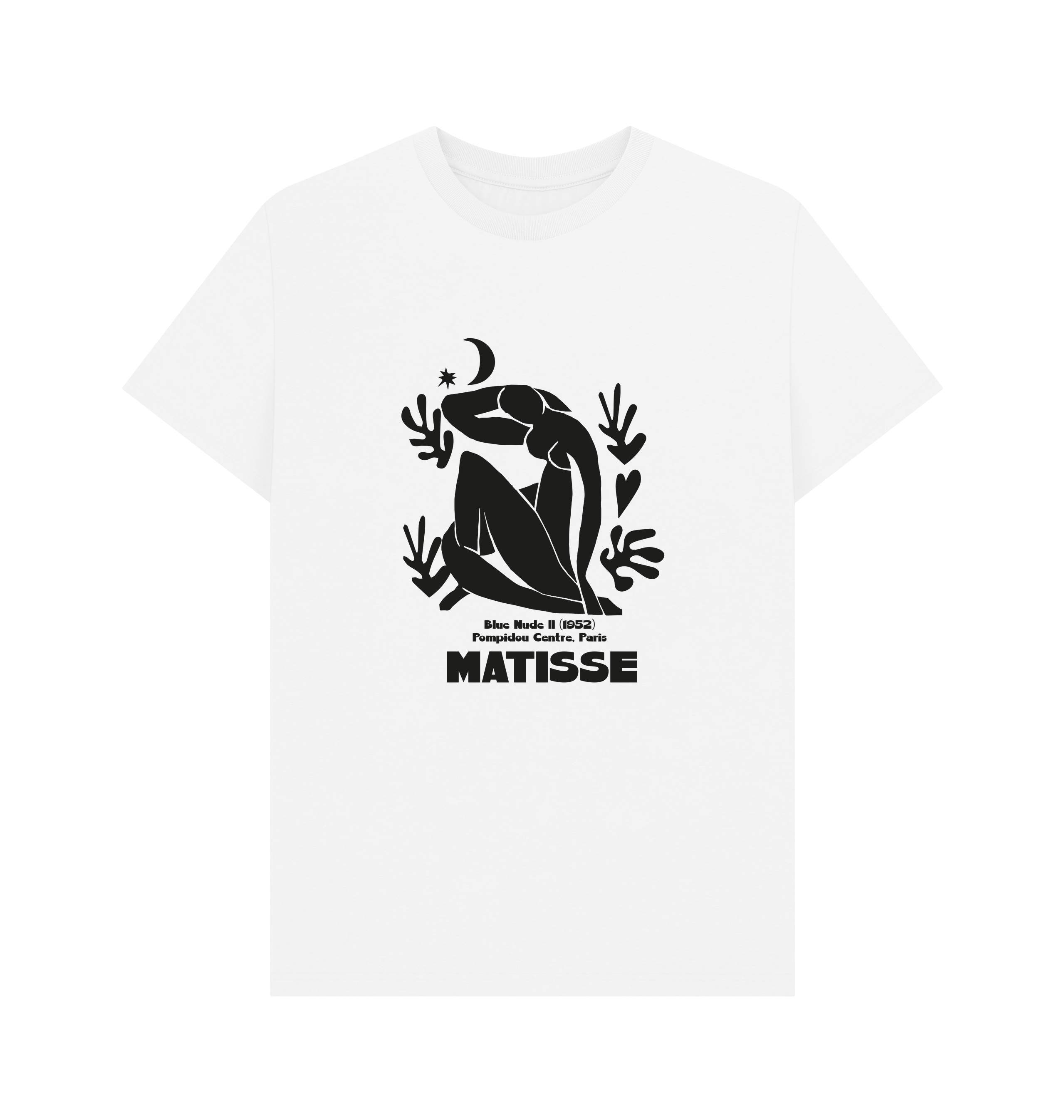 White Printed T-shirt Front